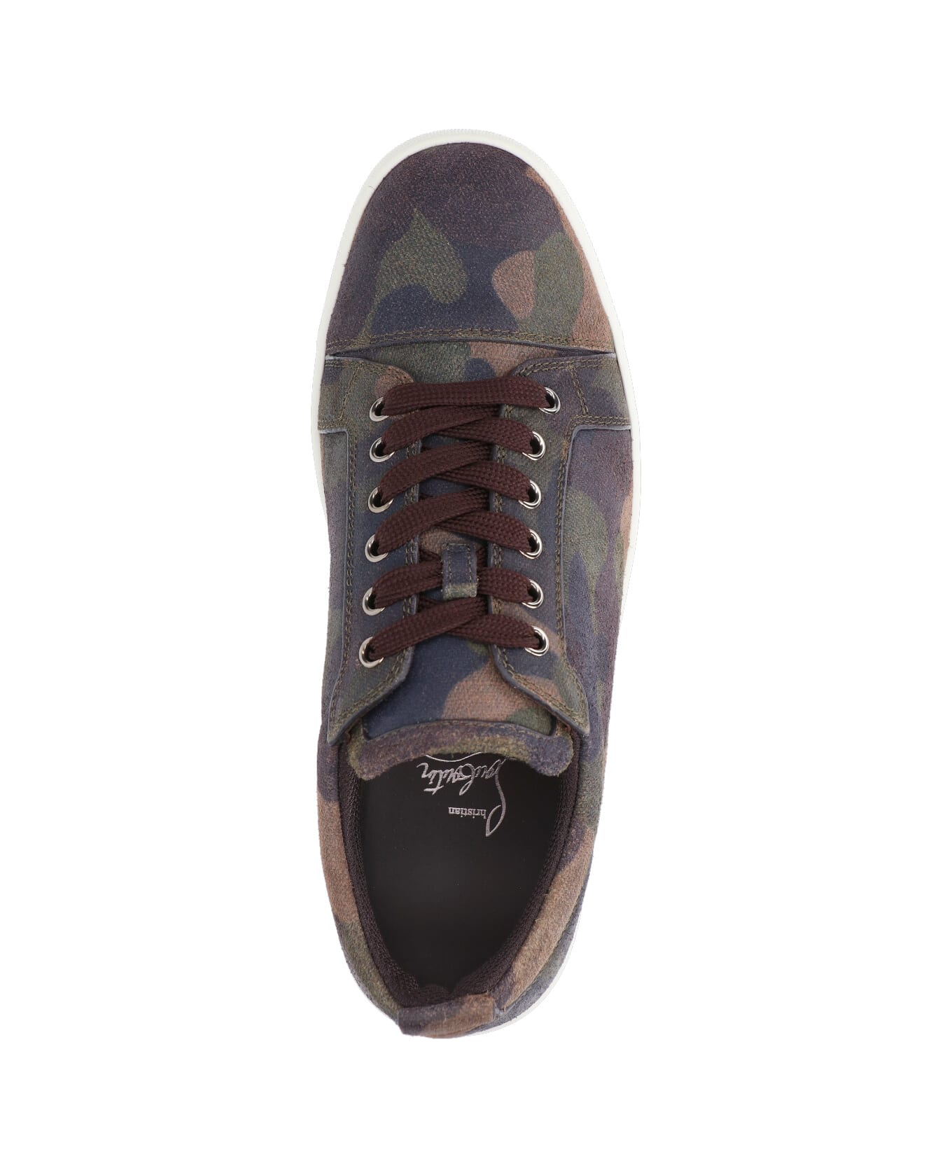 Christian Louboutin "louis Junior" Sneakers - Brown