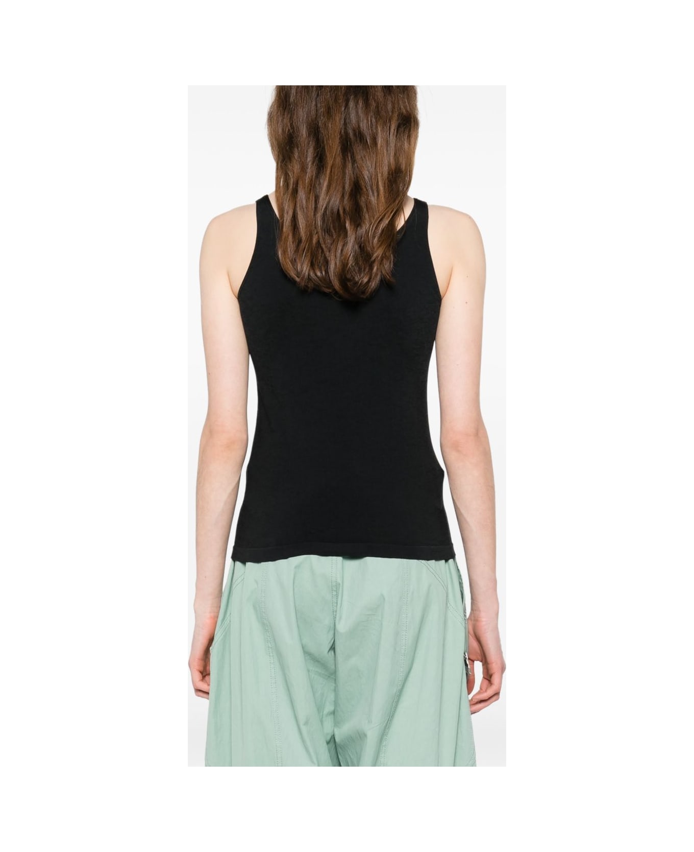 Wolford Coton Blend Tank Top - Black