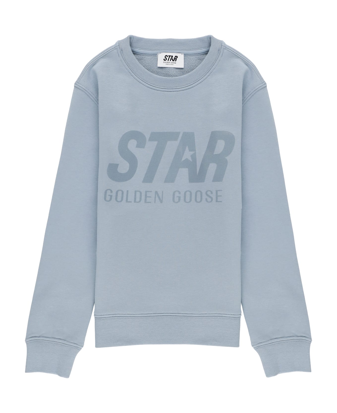 Golden Goose Logoed Sweatshirt - Light Blue