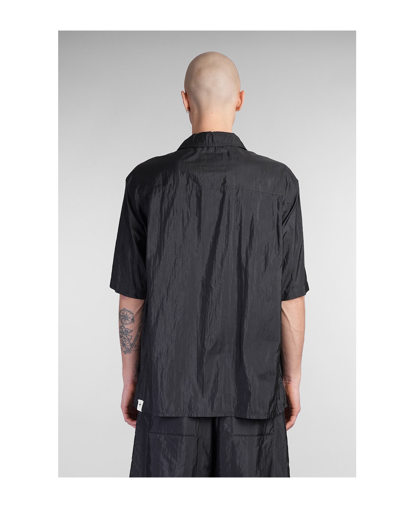 Jil Sander Shirt 165 Shirt In Black Polyamide - black