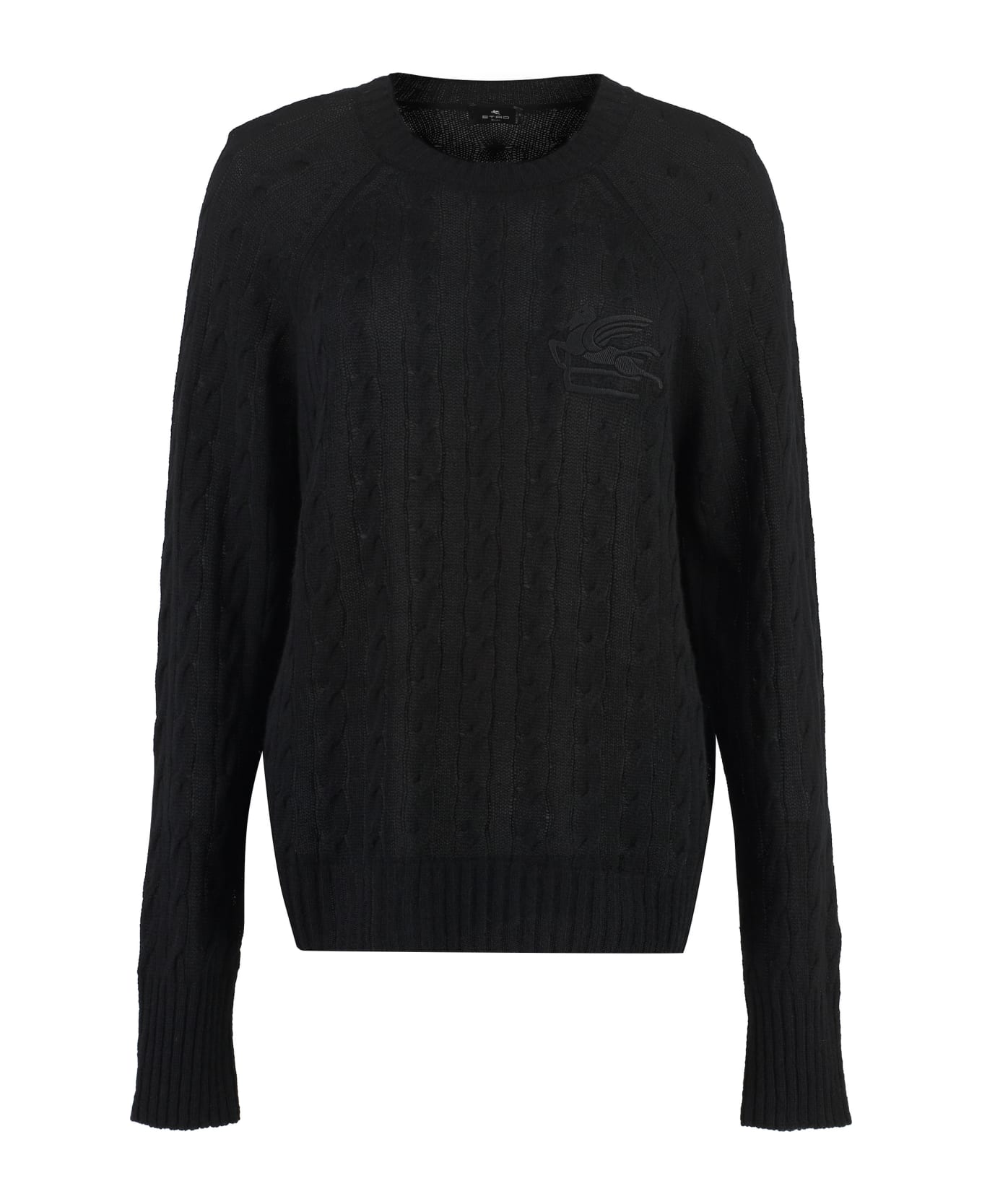 Etro Cashmere Crew-neck Sweater - BLACK