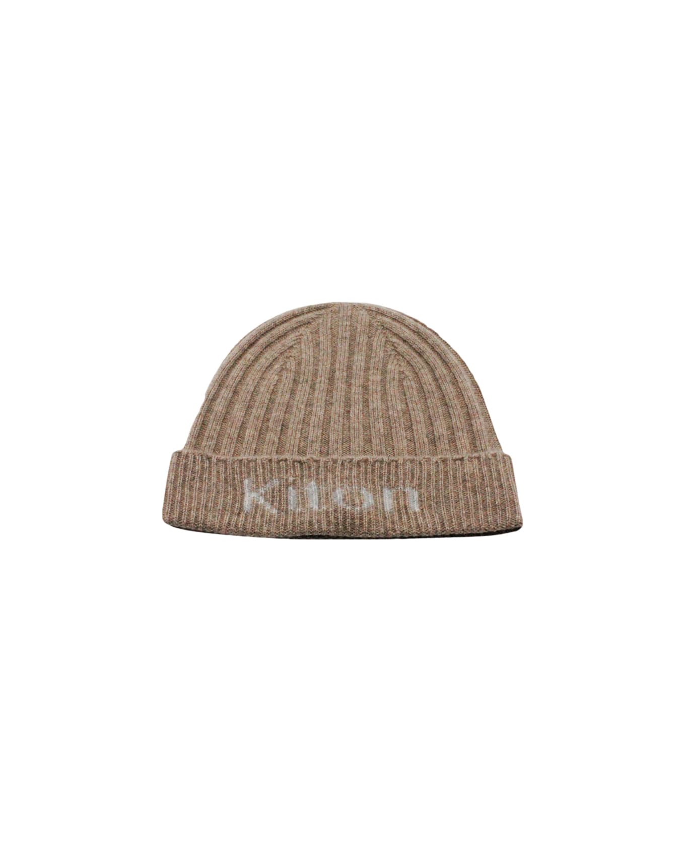 Kiton Pure Cashmere Beanie Hat - Beige 帽子