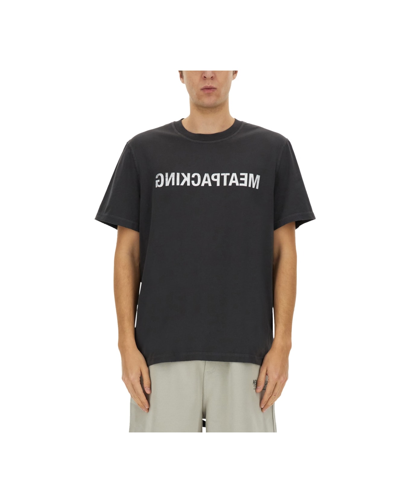 Helmut Lang "meatpacking" T-shirt - BLACK