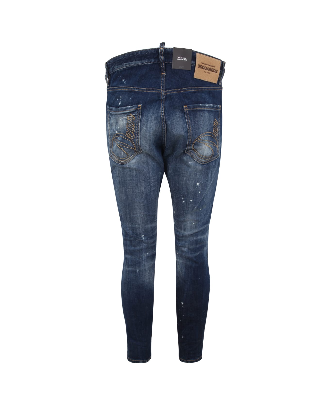 Dsquared2 Relax Long Crotch Jeans - Navy Blue
