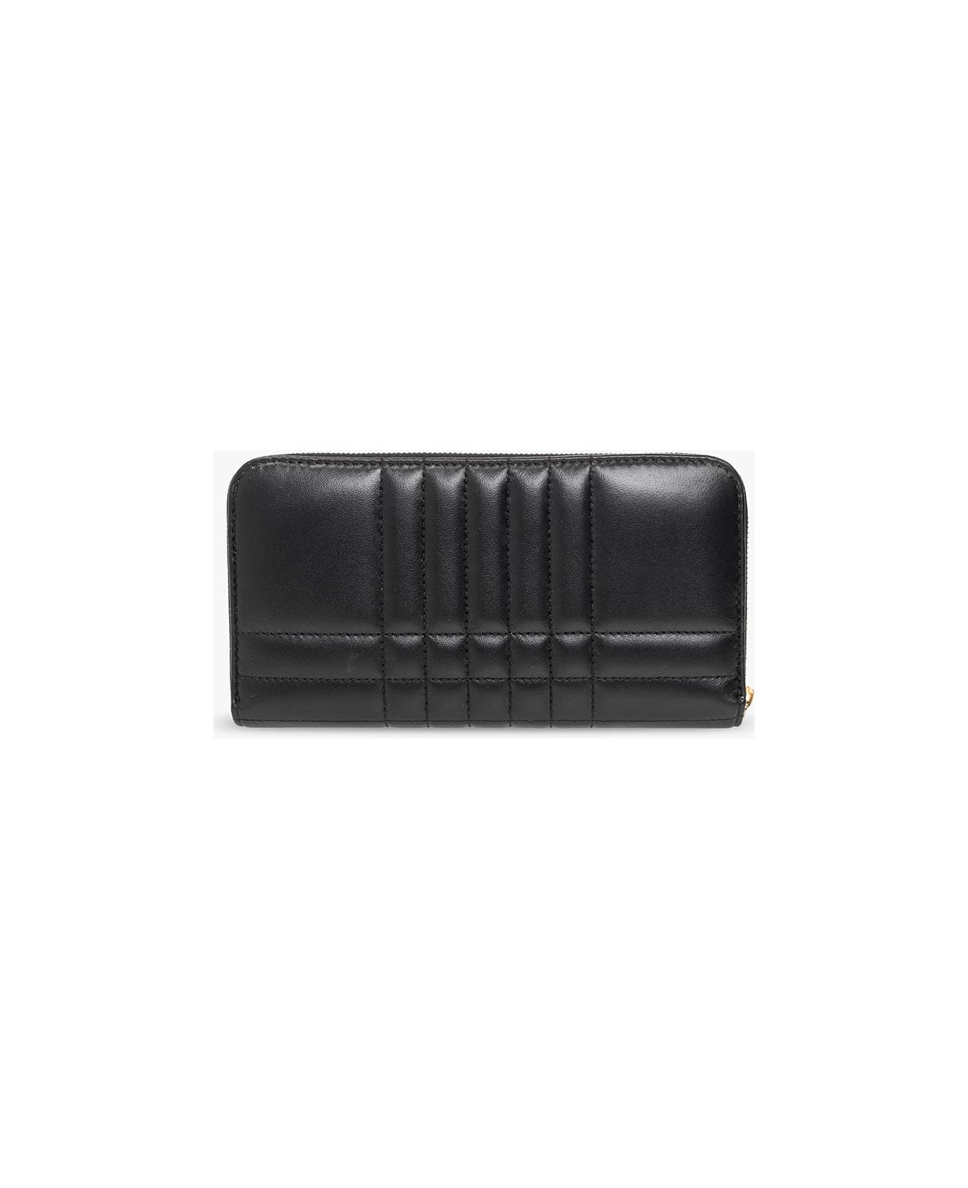 Burberry Quilted Wallet - BLACK