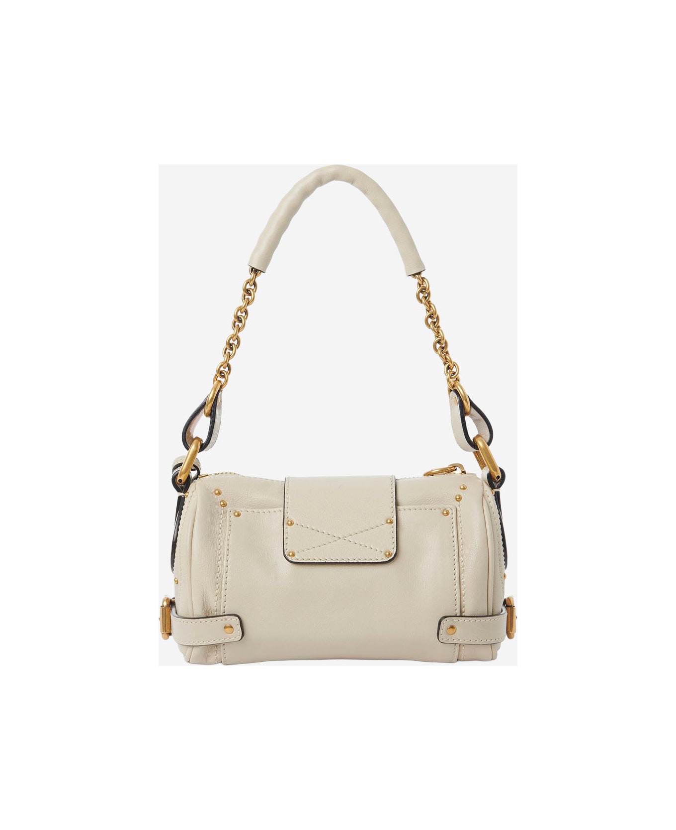 Chloé Small Paddington Leather Bag - IVORY