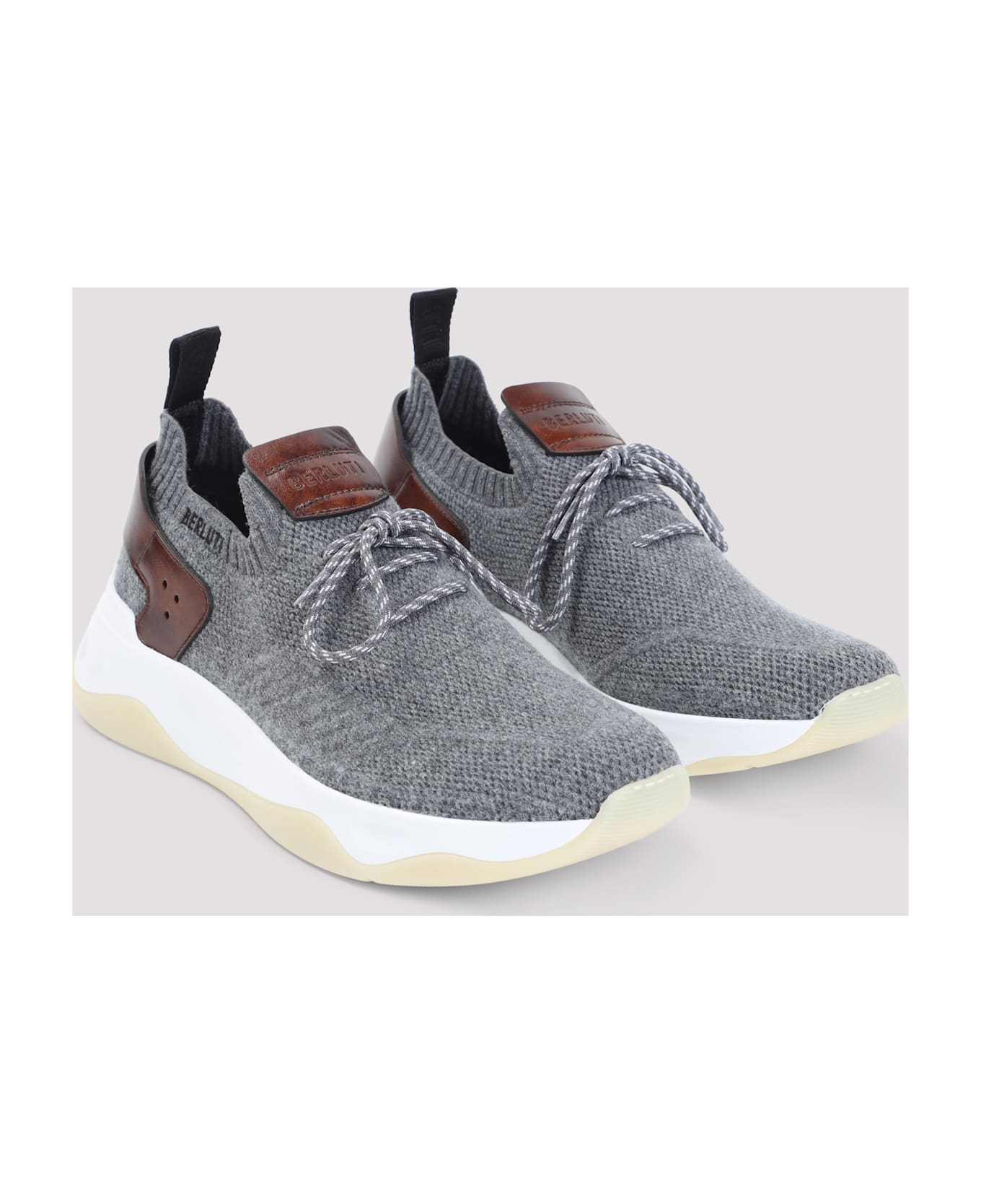 Berluti Textile Sneakers - Grey