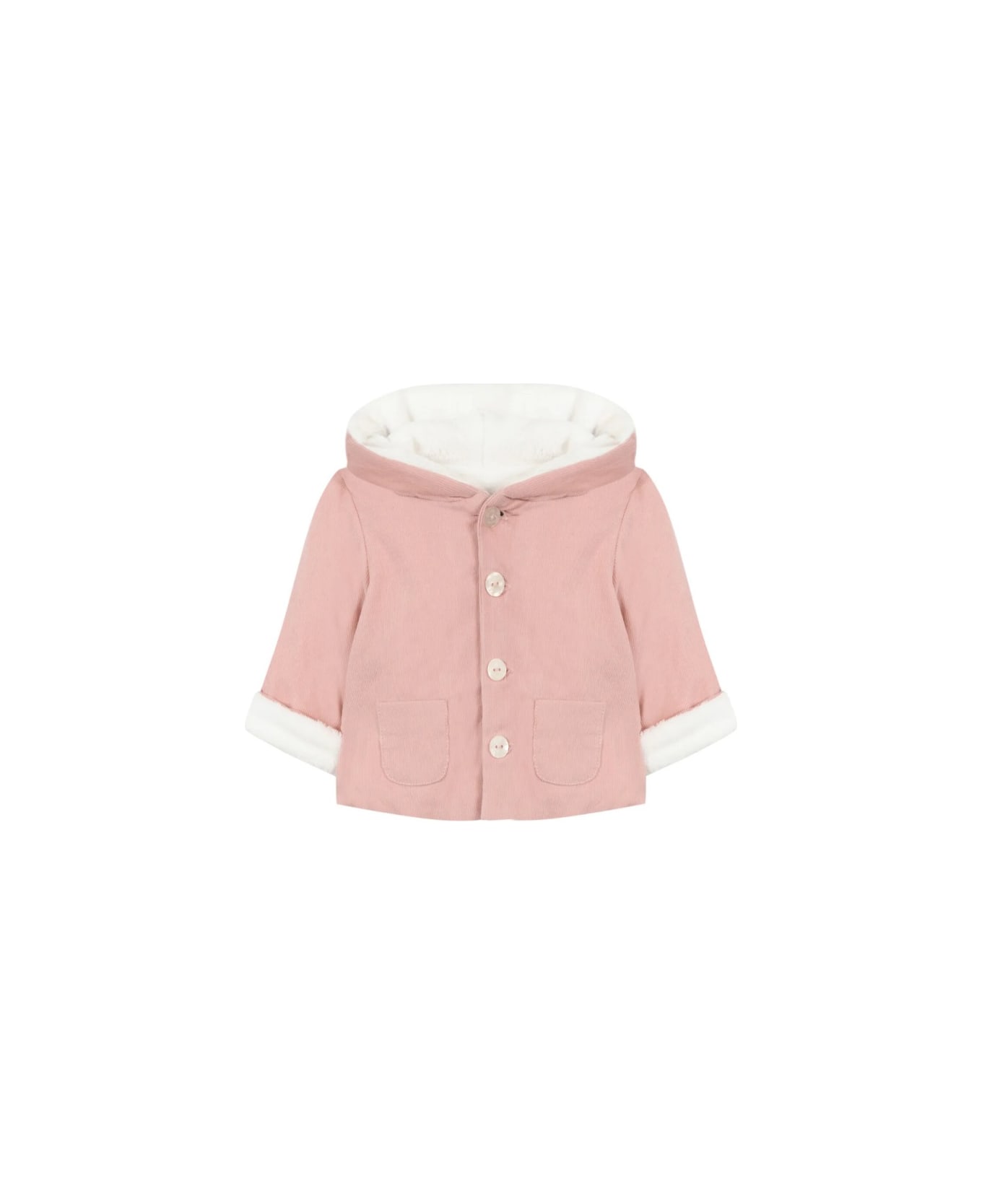 Tartine et Chocolat Hooded Coat - PINK