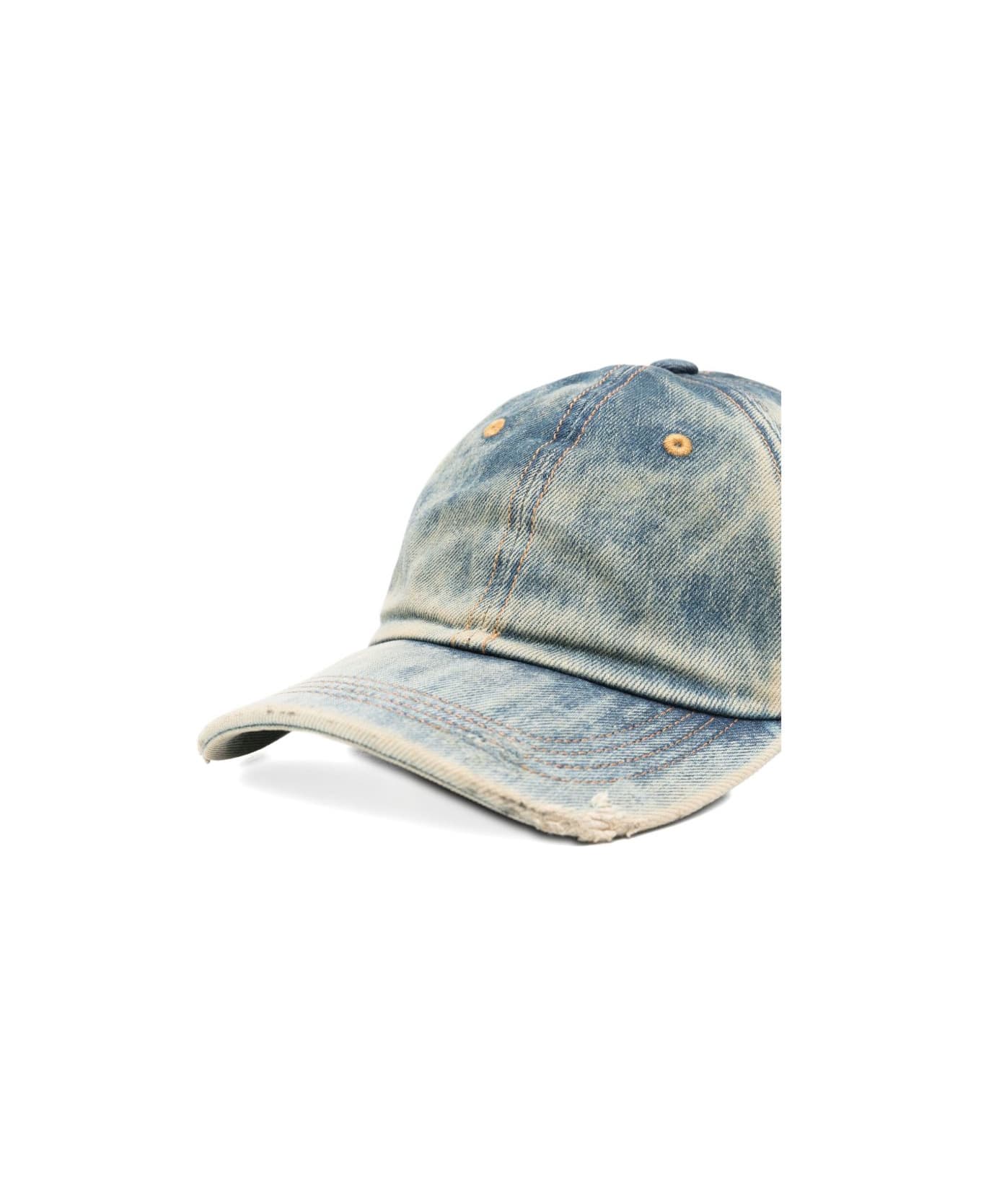 Acne Studios Cotton Baseball Cap - Blue