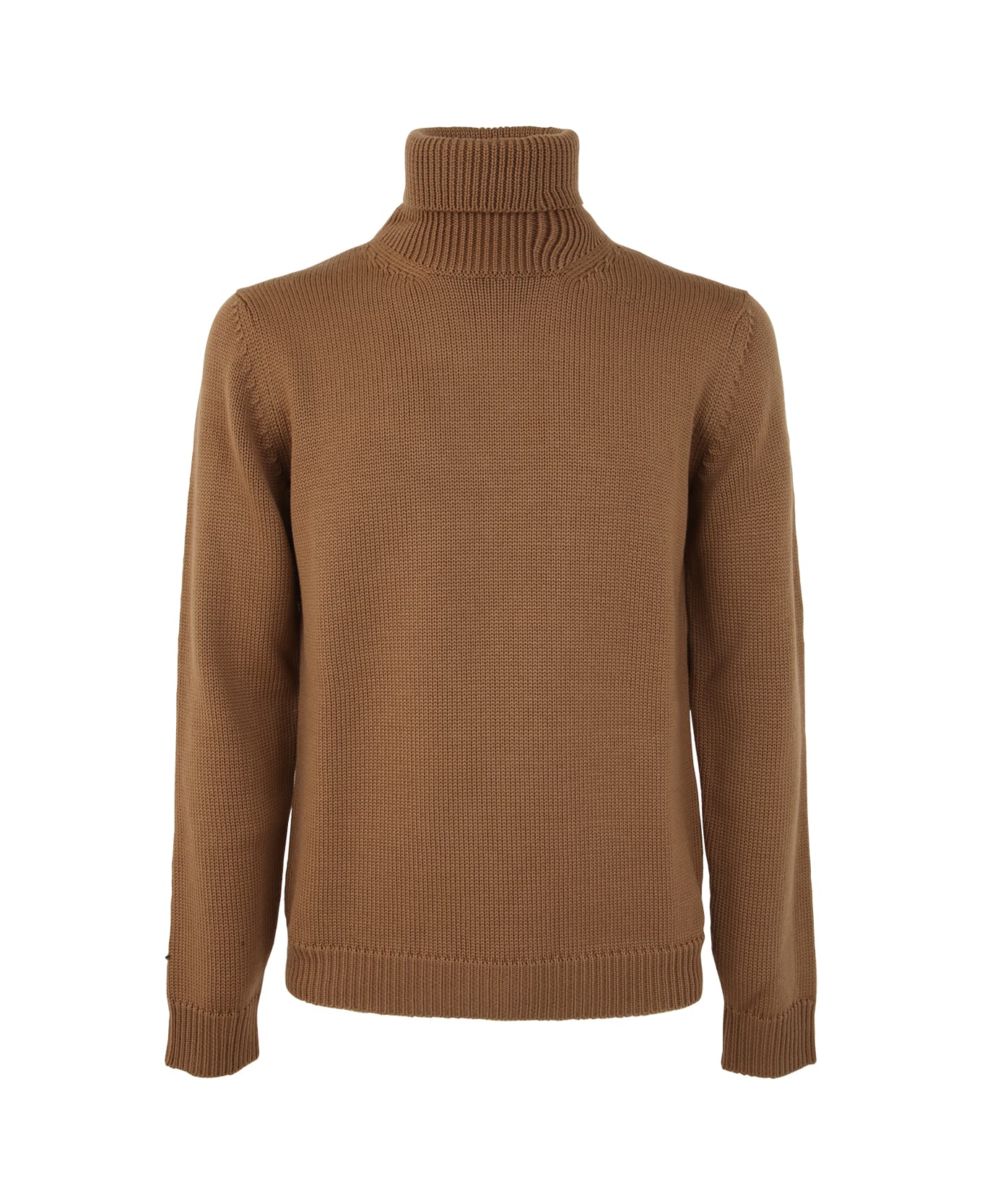 Nuur Long Sleeve Turtle Neck Sweater - Camel ニットウェア