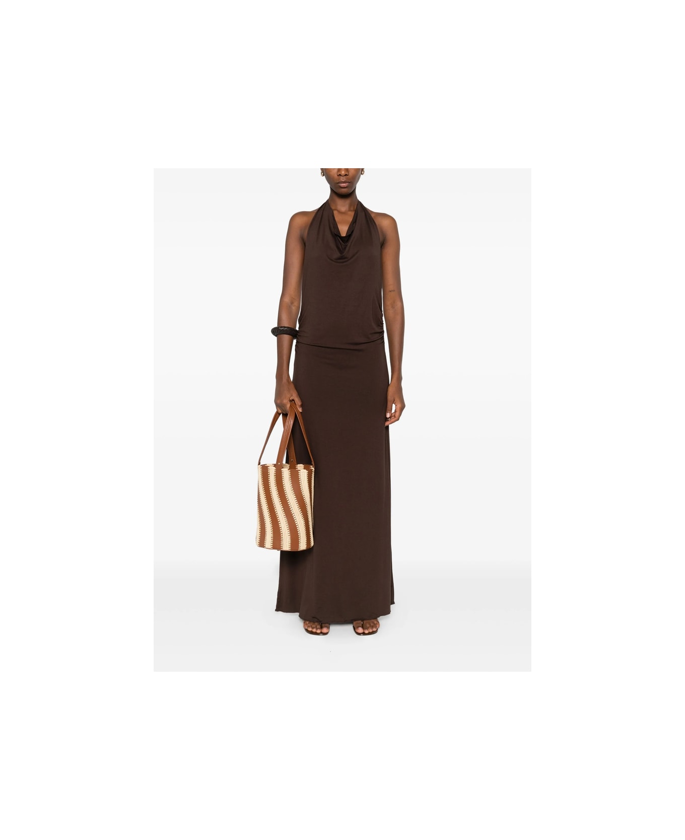 Gimaguas Dress - BROWN