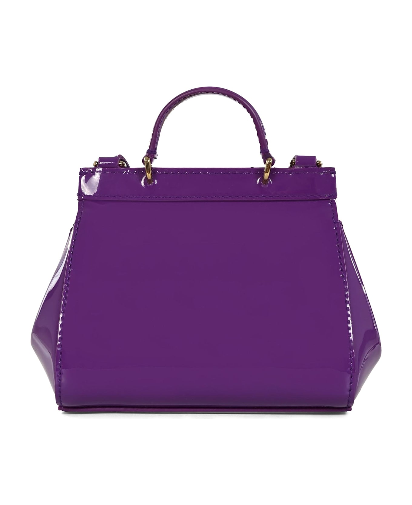 Dolce 
Gabbana Purple Sicily Bag For Girl With Logo - Violet