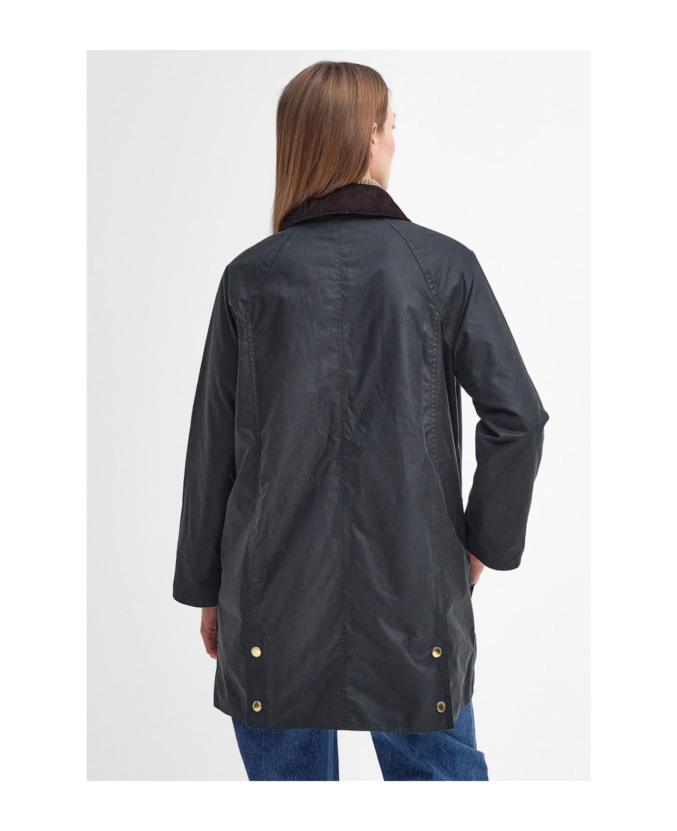 Barbour Long Beadnell Wax Cot Outwear - SALVIA