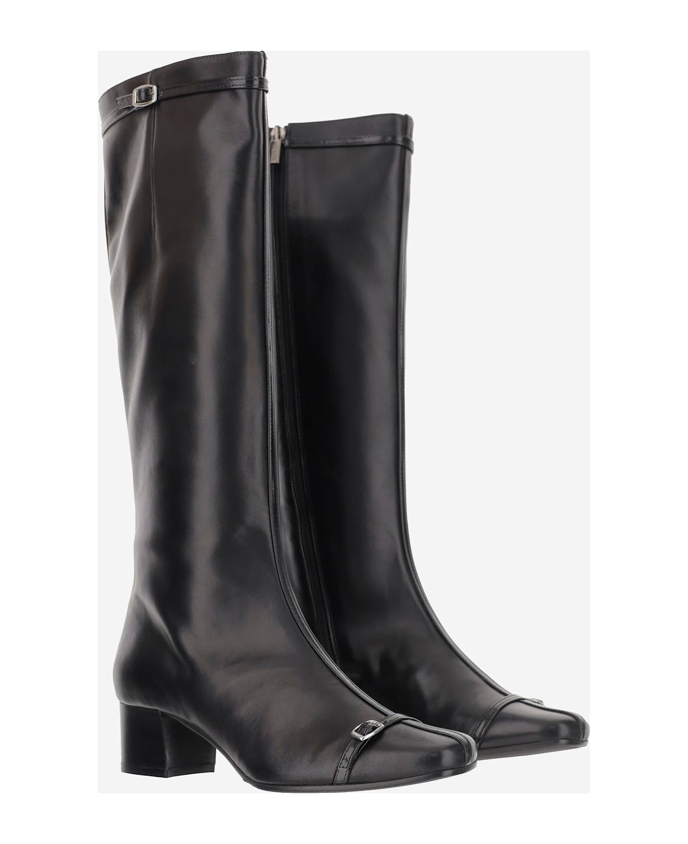 Carel Leather Starter Boots - Black ブーツ
