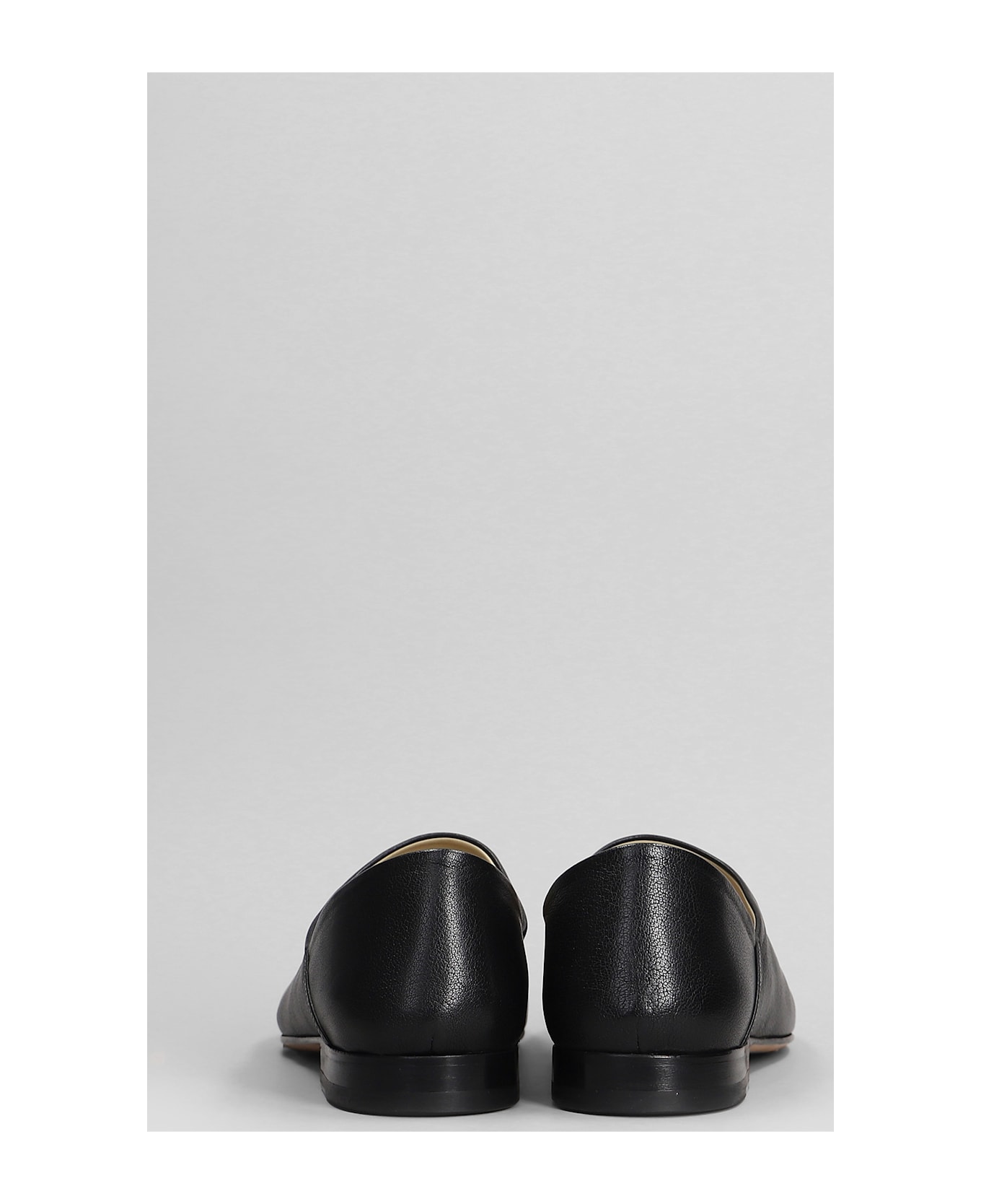 Lemaire Loafers In Black Leather - black