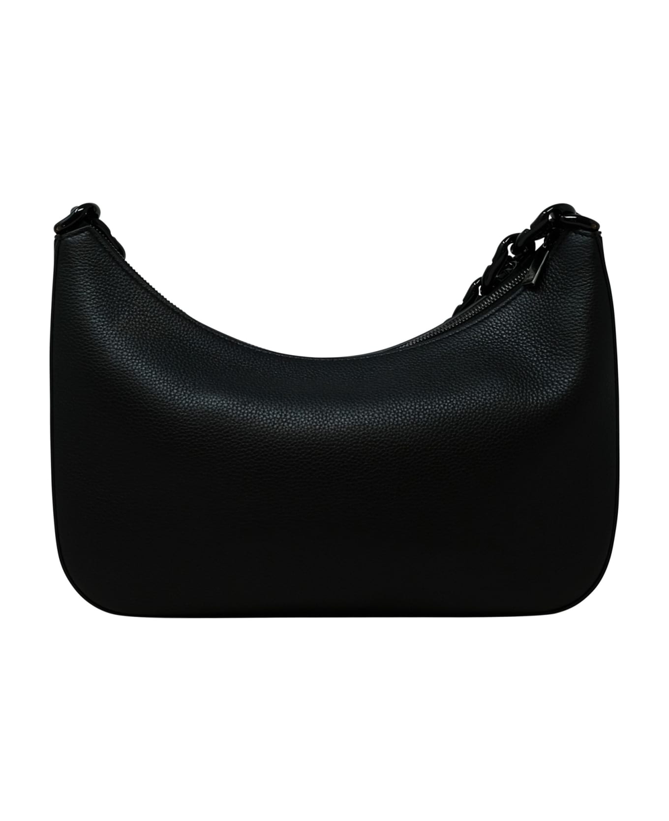 Christian Louboutin Black Leather Large Chain Loubila Handbag