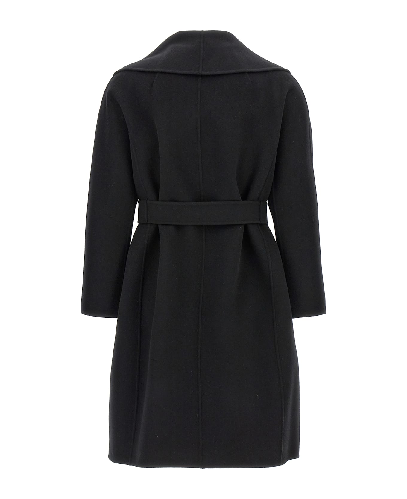 'S Max Mara 'messi' Coat - Black  