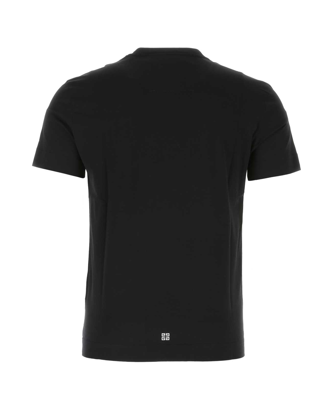 Givenchy Black Cotton T-shirt - 001