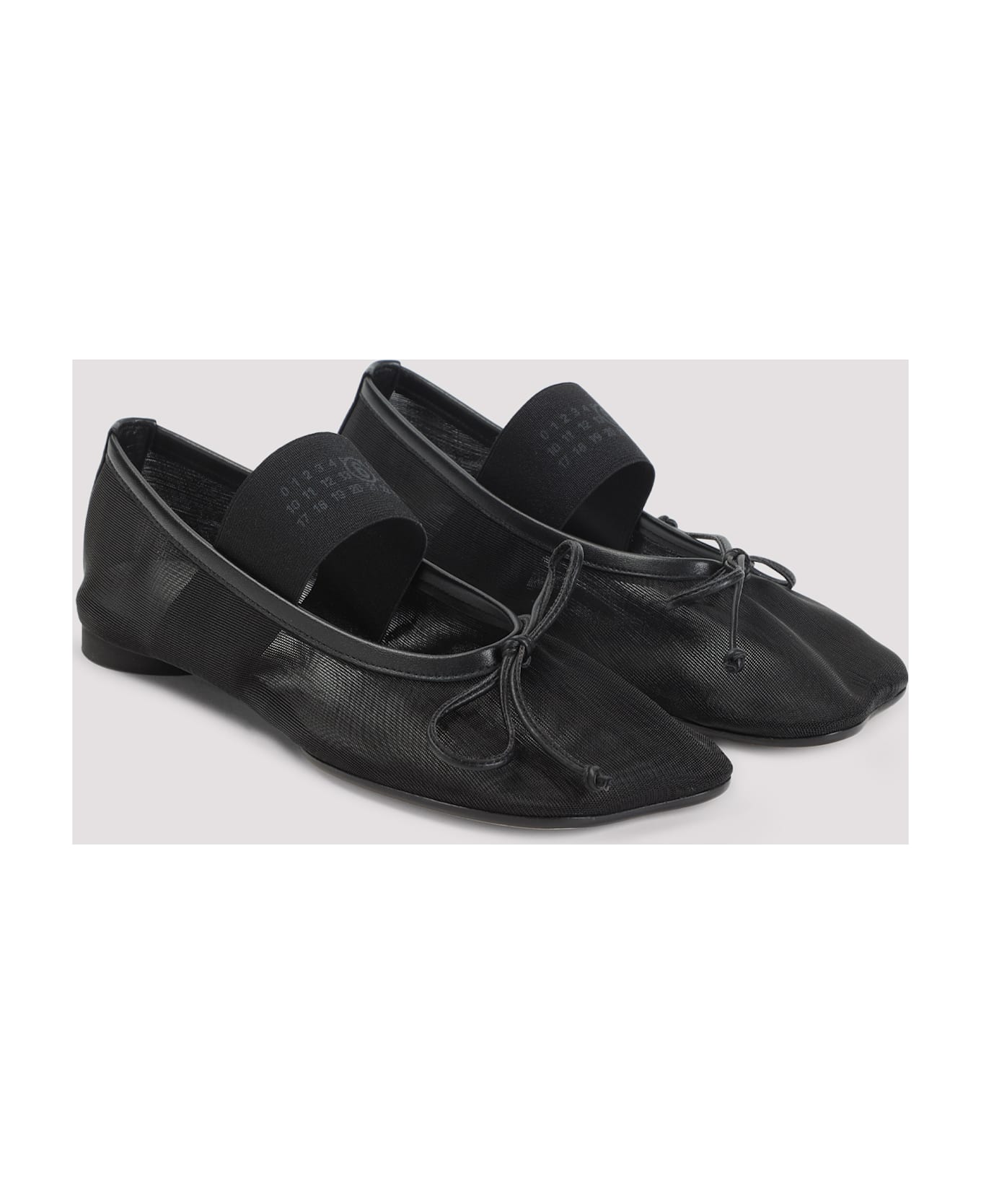 MM6 Maison Margiela Ballet Shoes - BLACK