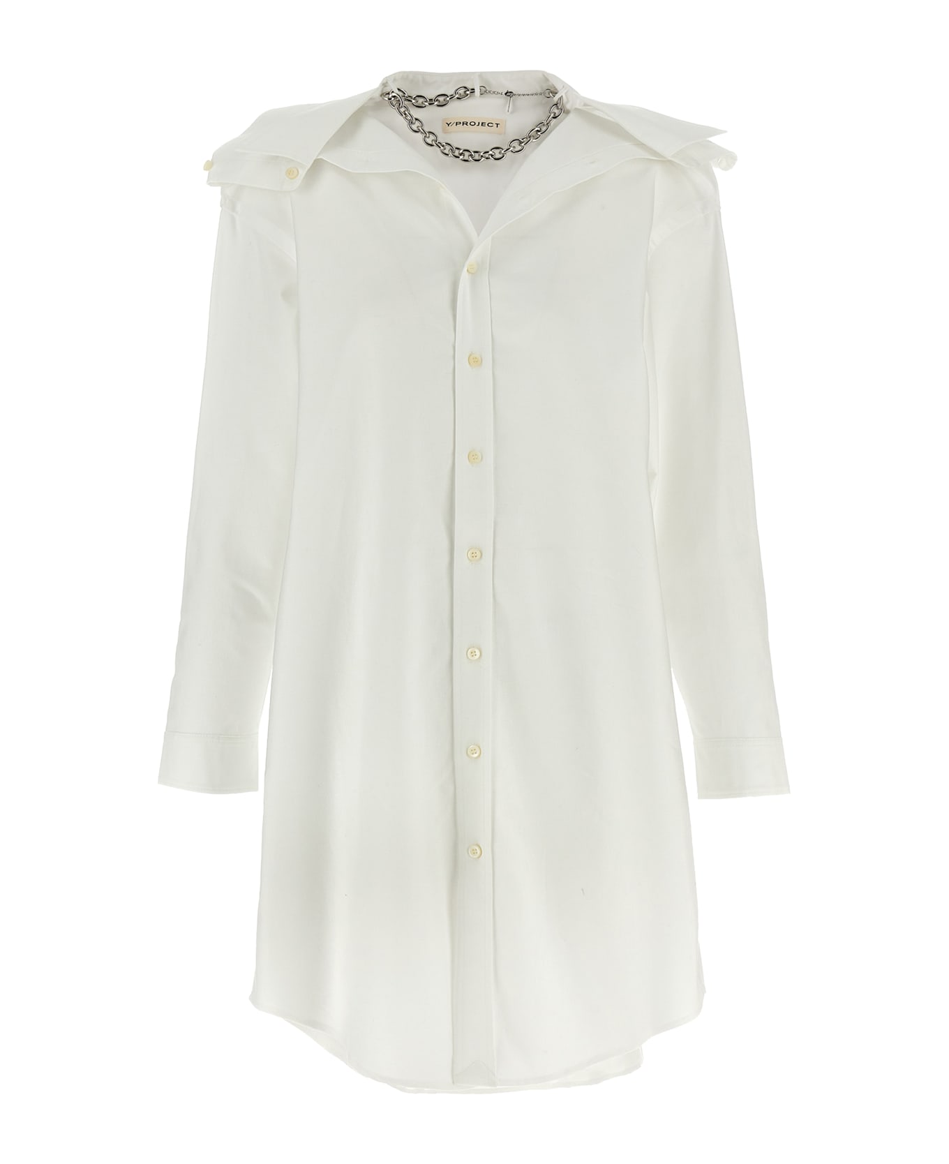 Y/Project Chemisier Dress - White