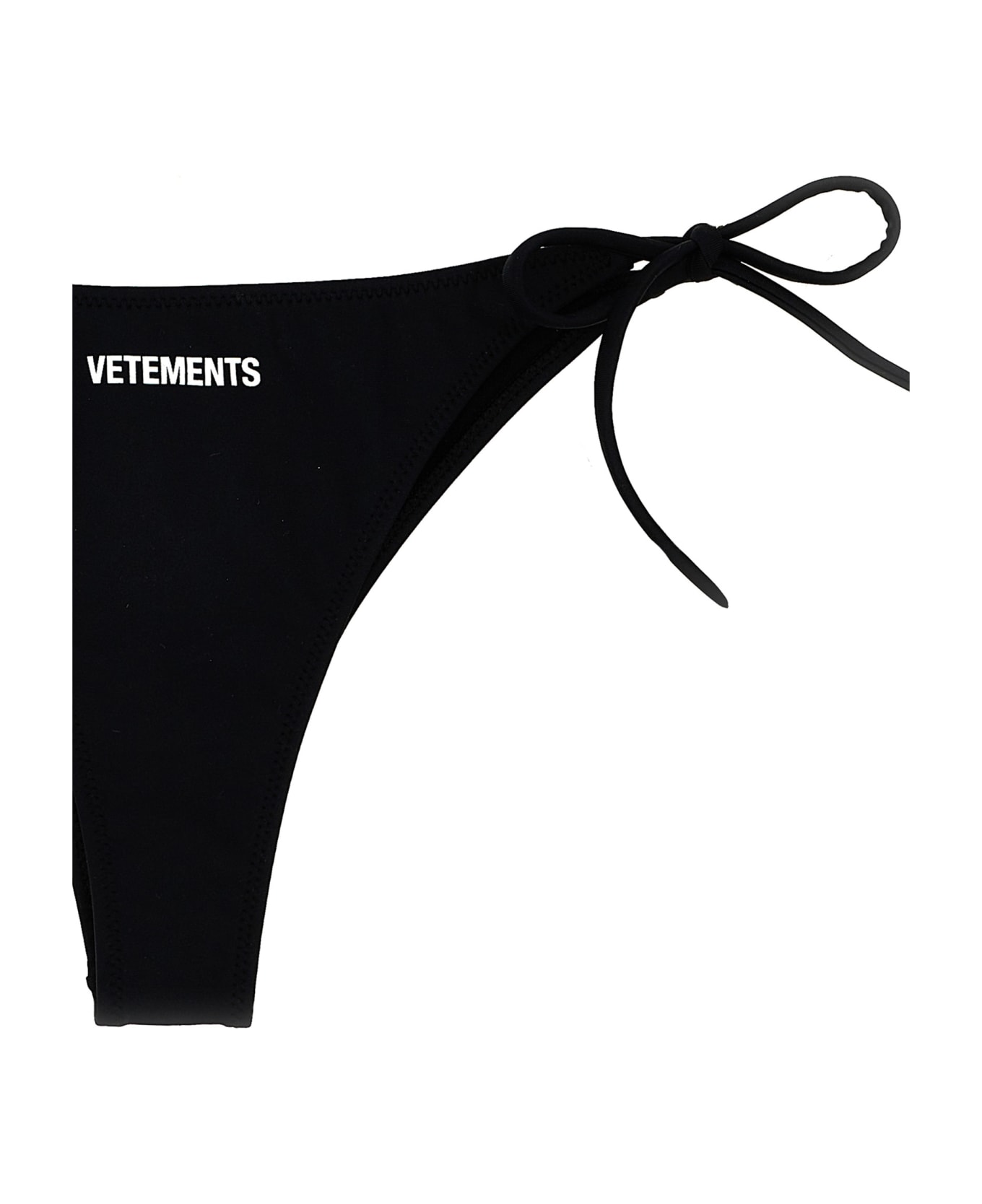 VETEMENTS 'logo' Bikini Briefs - Black  