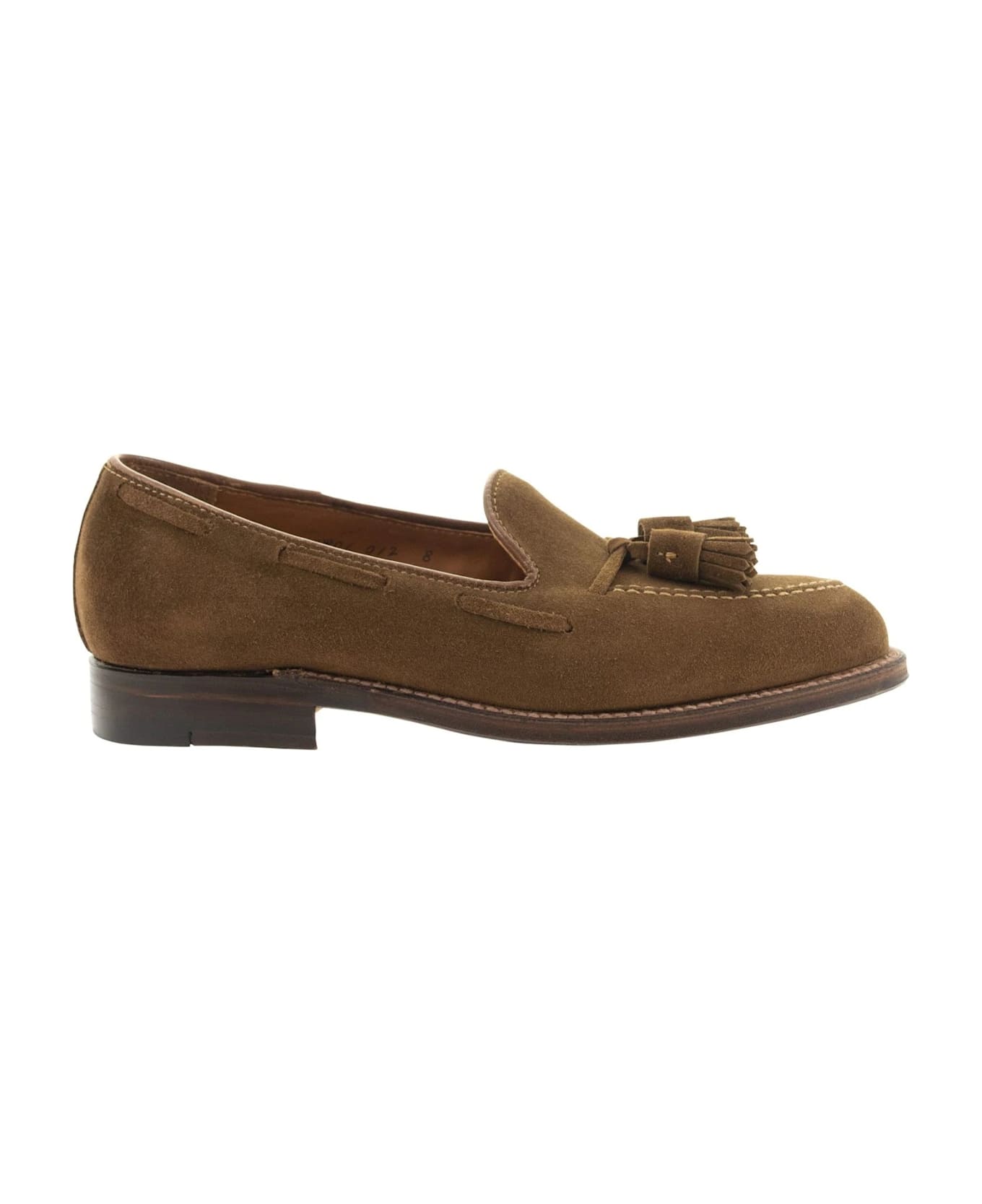 Alden 3403 Tassel Loafer Fitting E - Snuff Suede