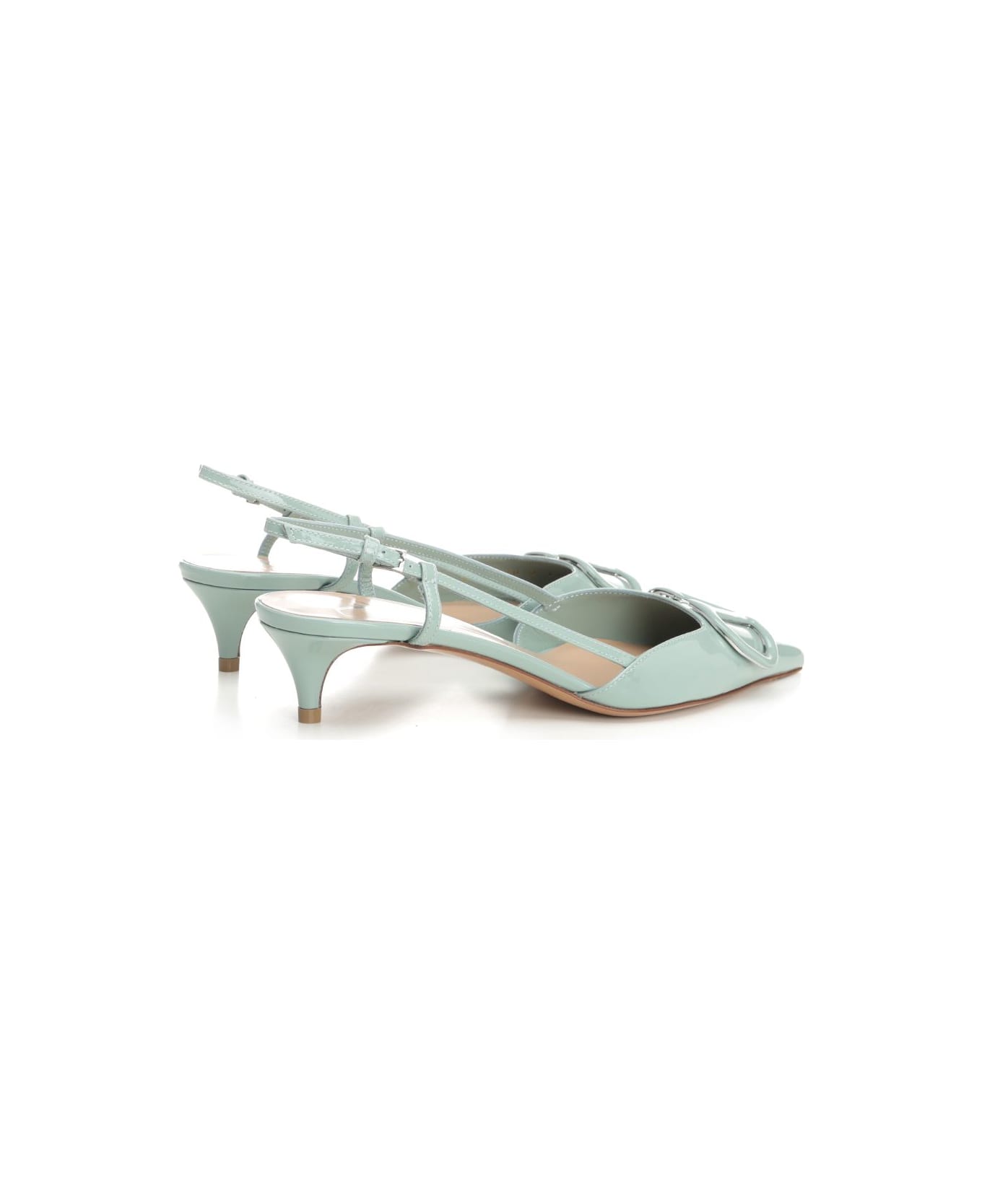 Valentino Garavani 
v Logo
 Slingbacks - Light blue
