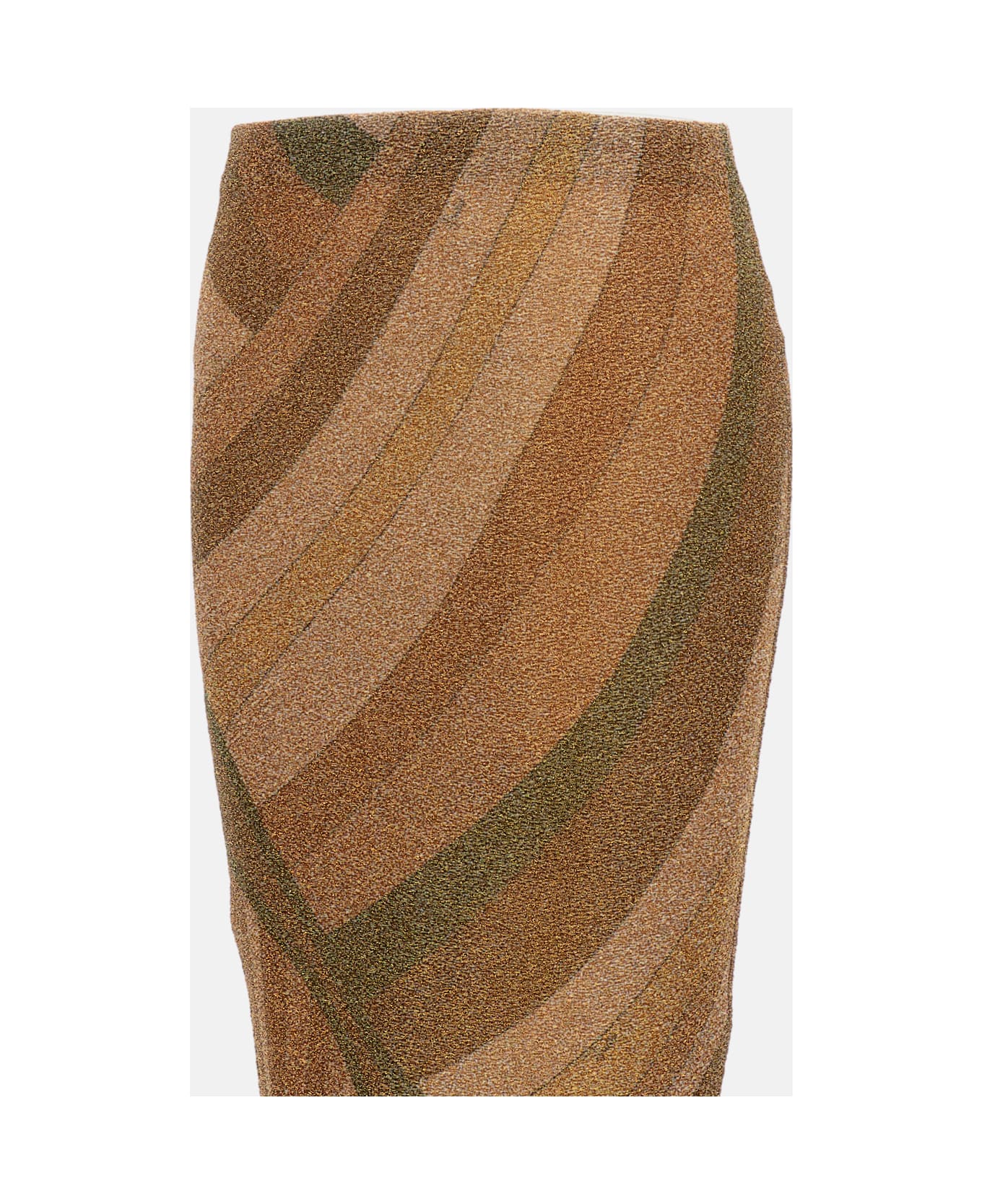 Pucci Midi Skirt Jersey Lame
 - Golden