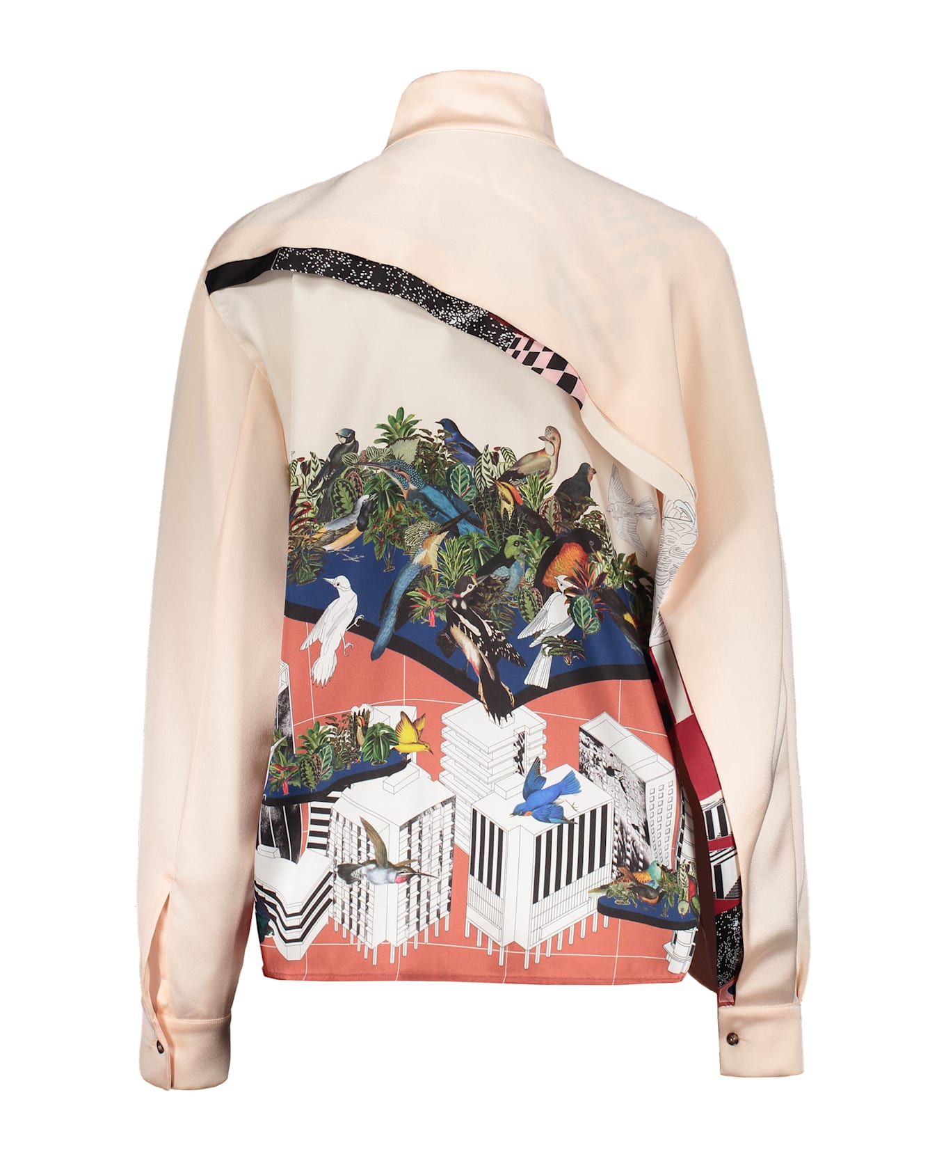 Cedric Charlier Print Blouse - Pink