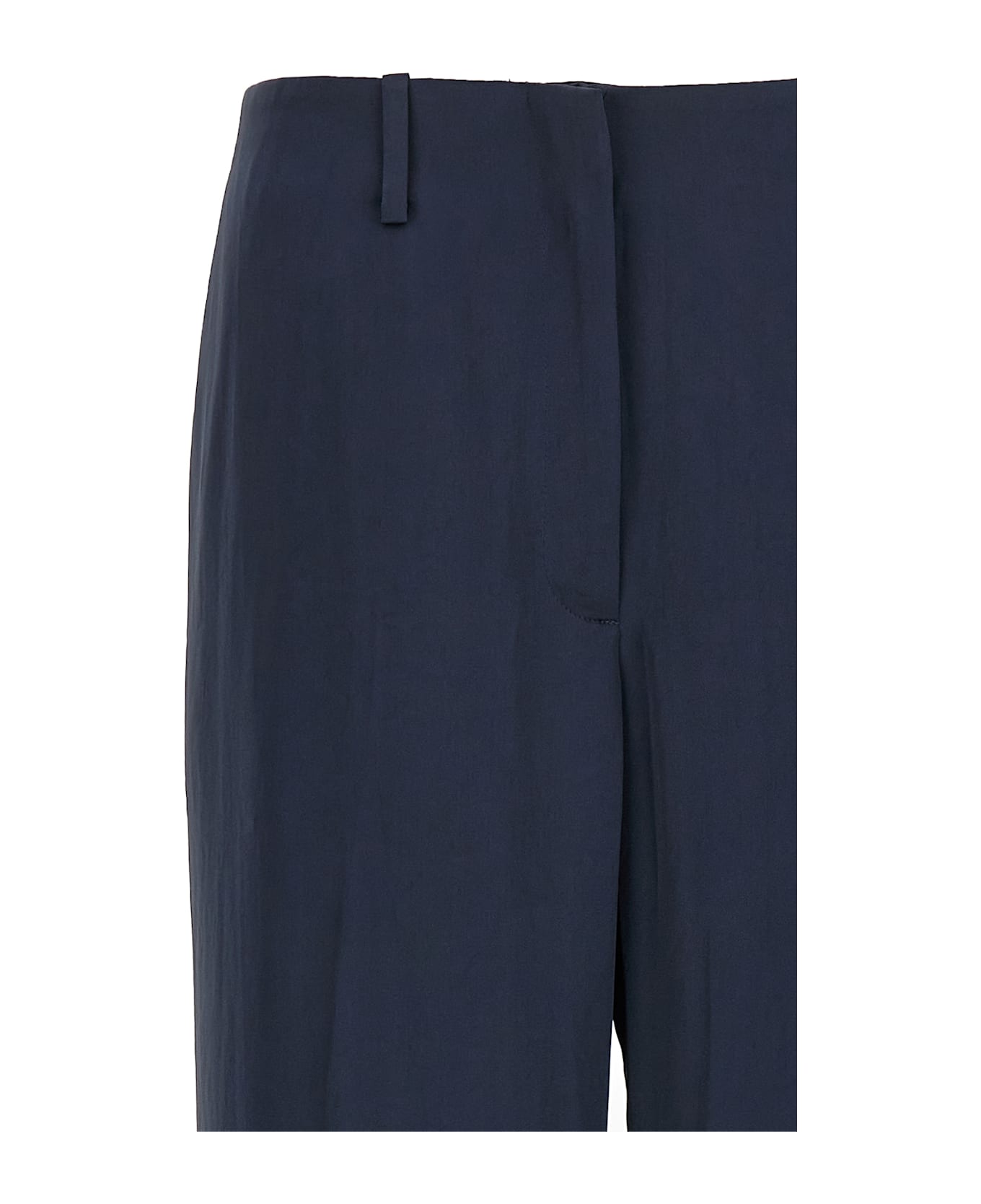 Theory Silk Effect Trousers - Blue