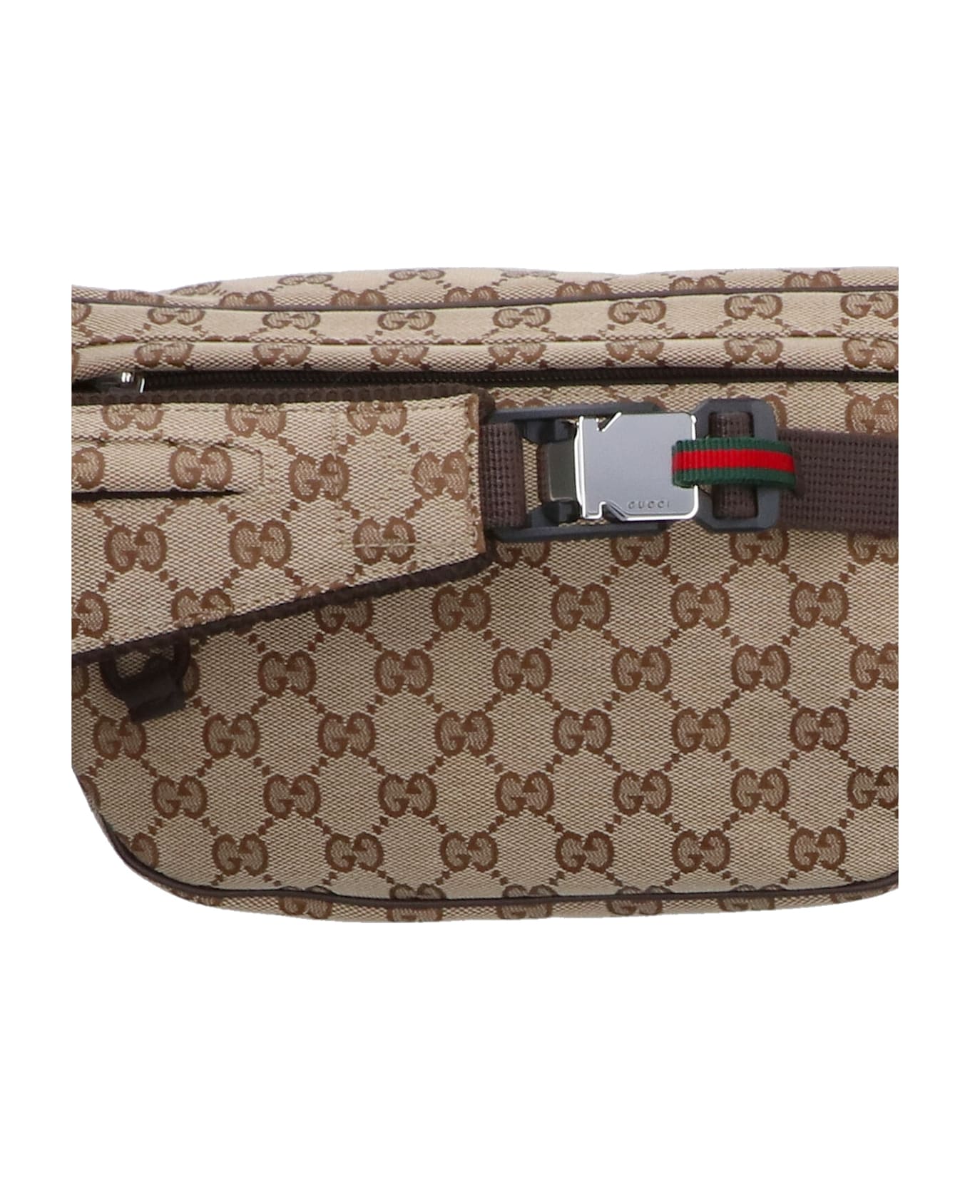 Gucci Small Fanny Pack 
gg
 - Beige