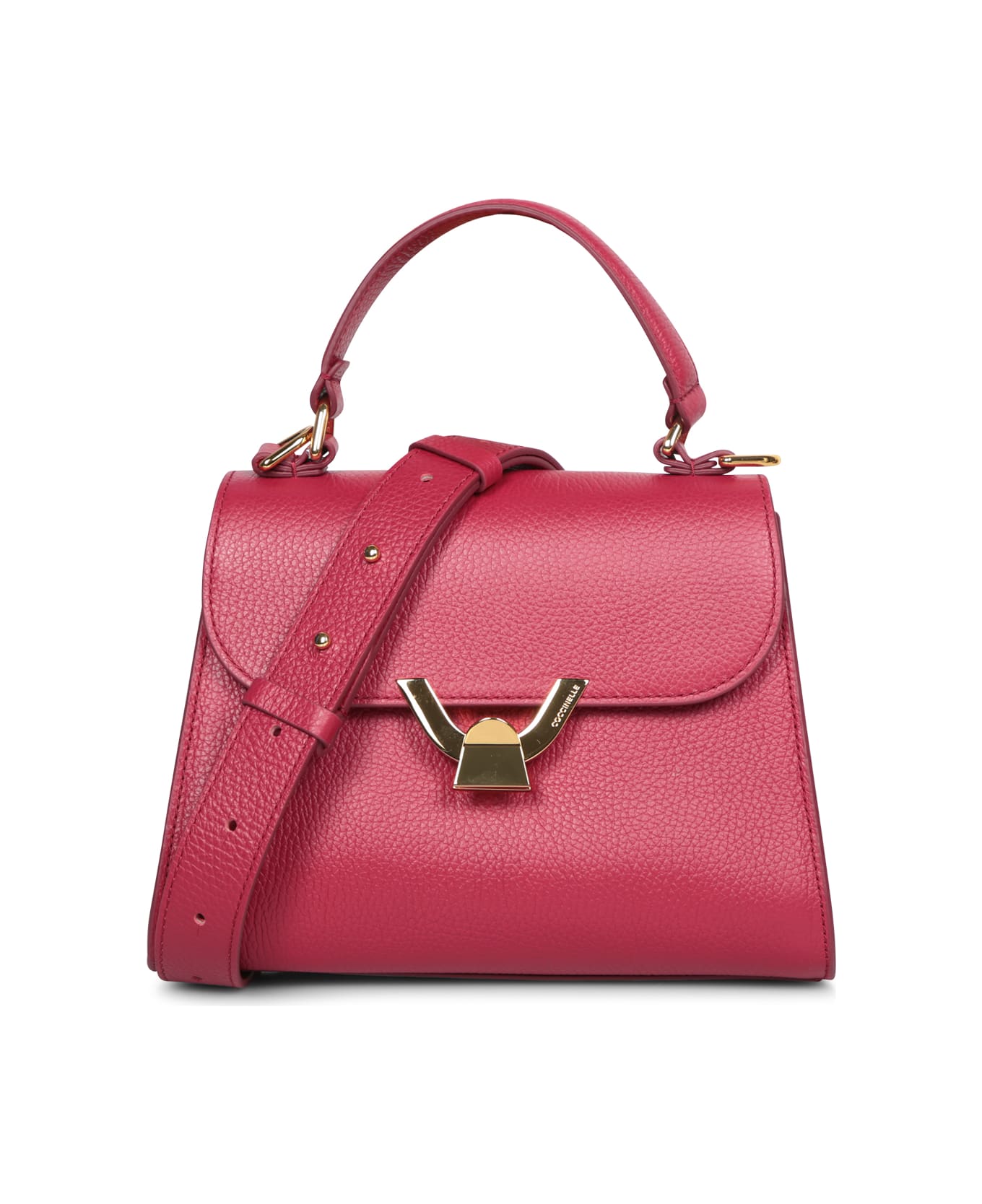 Coccinelle Dew Top Handle Bag In Bordeaux - Bordeaux