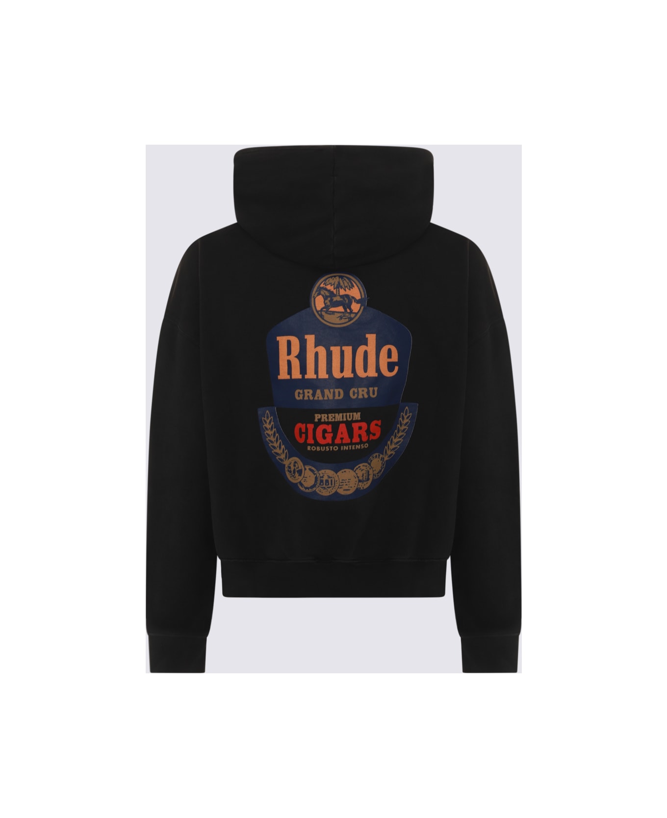 Rhude Black Multicolour Cotton Sweatshirt - VTG BLACK