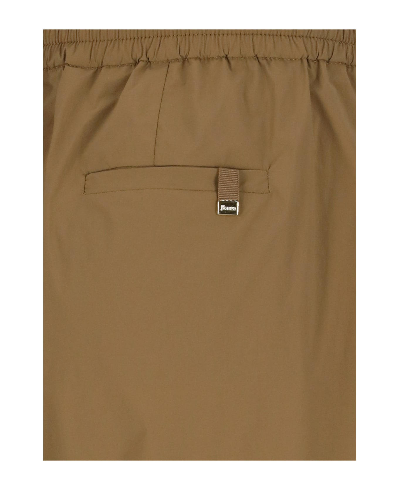 Herno Light Nylon Stretch Trousers - Brown