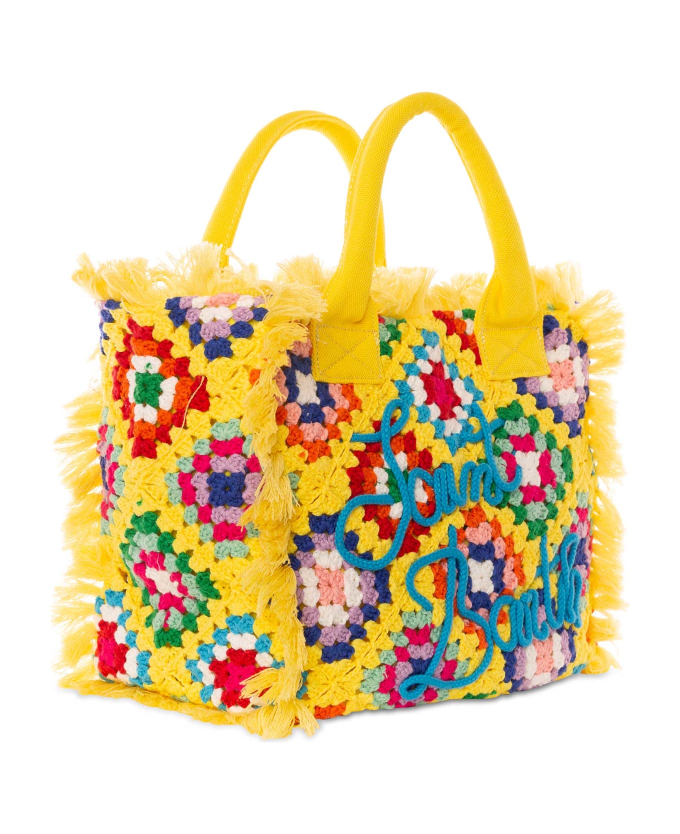 MC2 Saint Barth Vanity Crochet Shoulder Bag - YELLOW