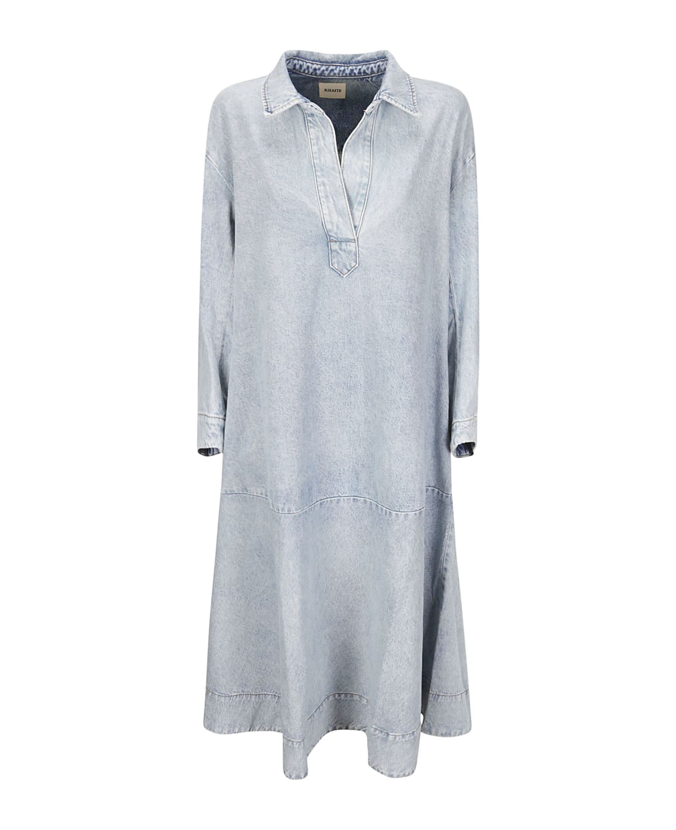 Khaite Long-sleeved Denim Dress - 006