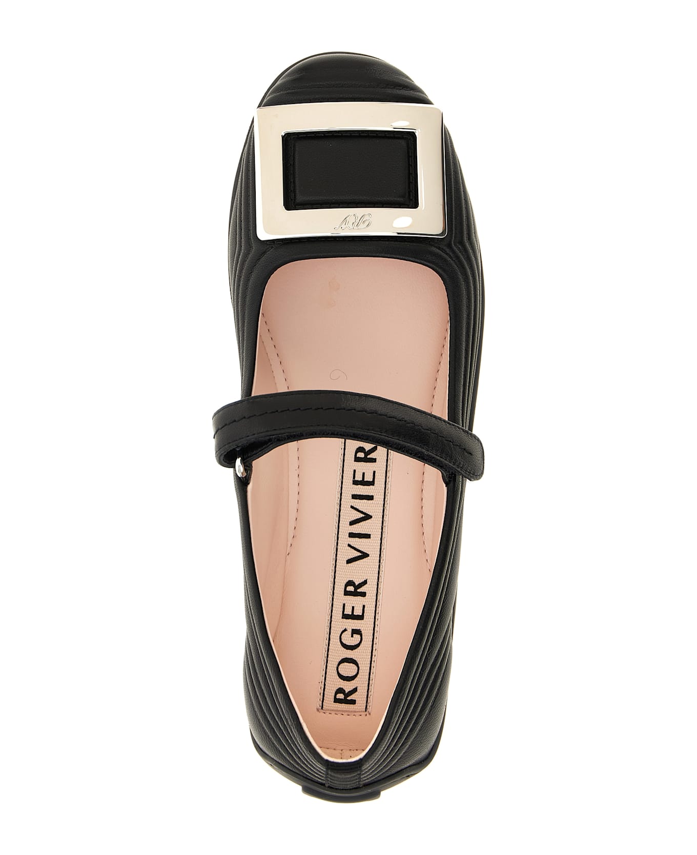 Roger Vivier 
viv Low
 Ballet Flats - Black