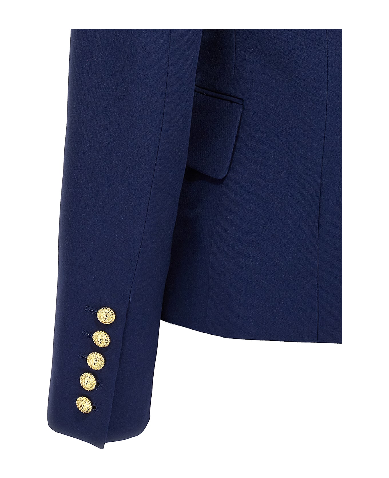 Balmain 'chiocciola' Blazer - Blue