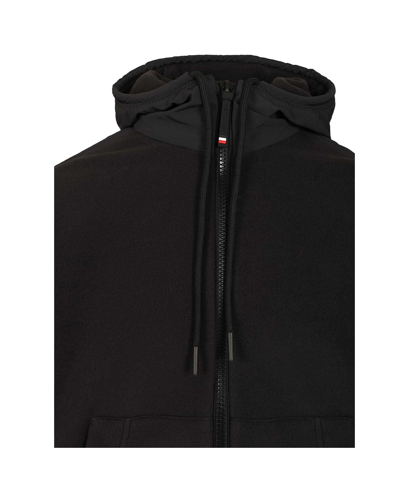 Moncler Grenoble Zip Up Cardigan - BLACK
