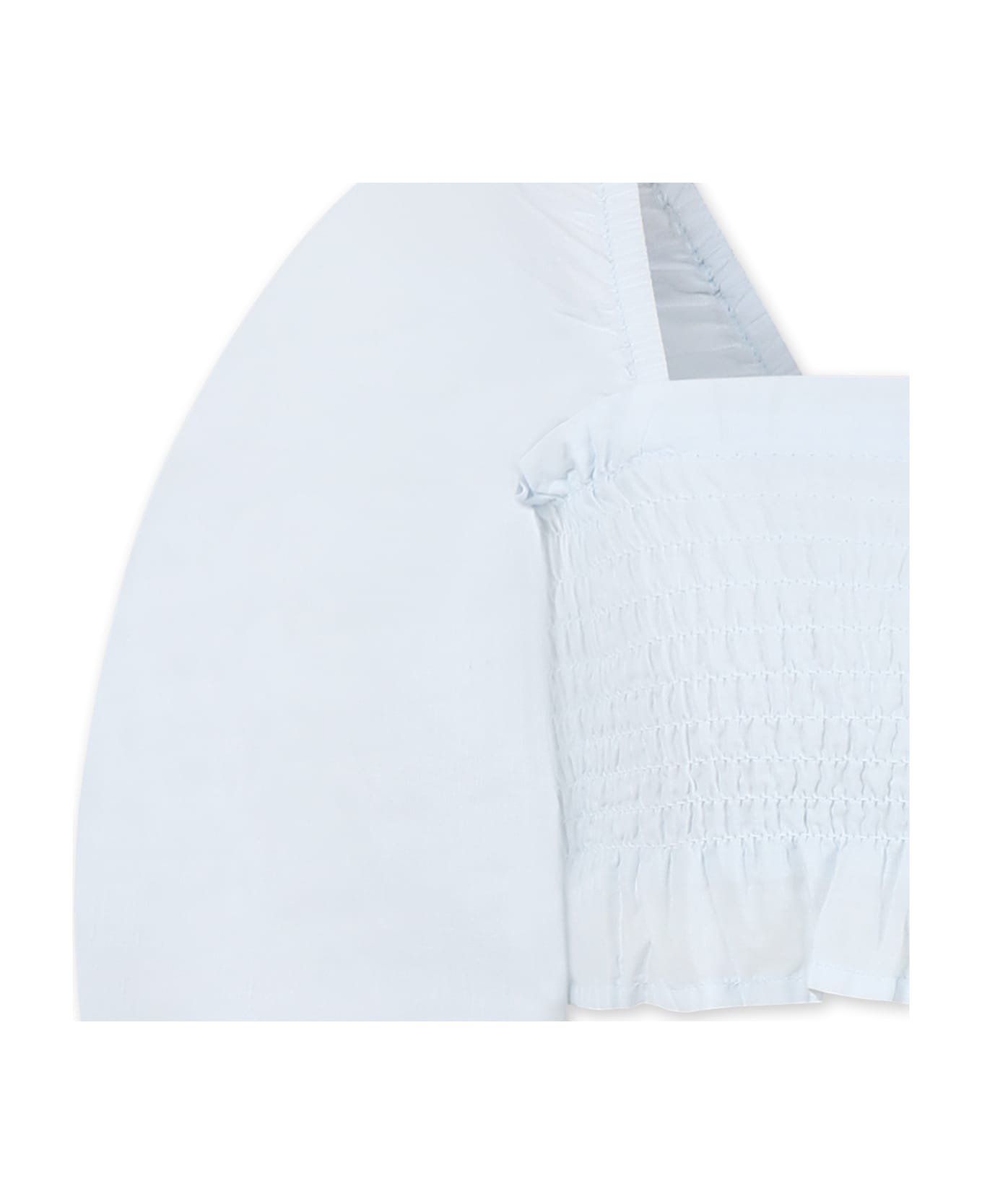 Molo Light Blue Crop Top For Girl - Light Blue