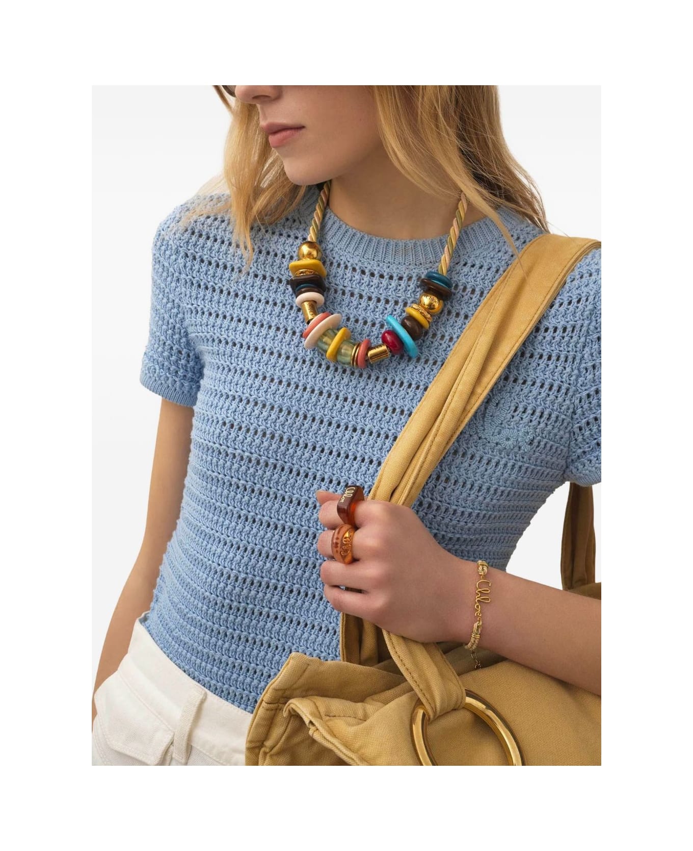 Chloé Logo Bracelet - Golden