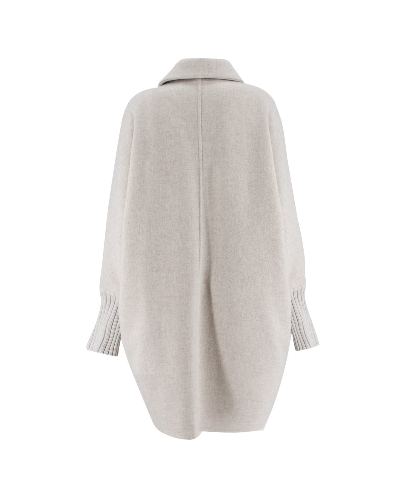 Brunello Cucinelli Monili Embellished Hand-finished Coat - MADREPERLA