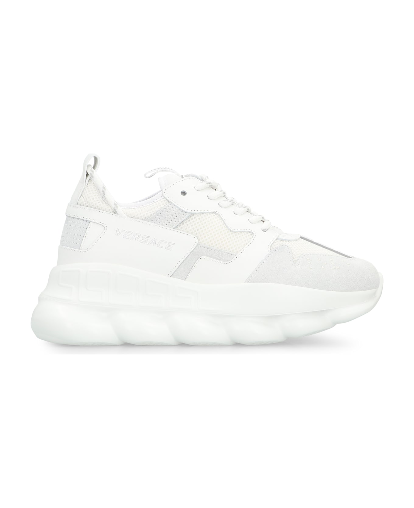 Versace Chain Reaction Oversize Sneakers - White