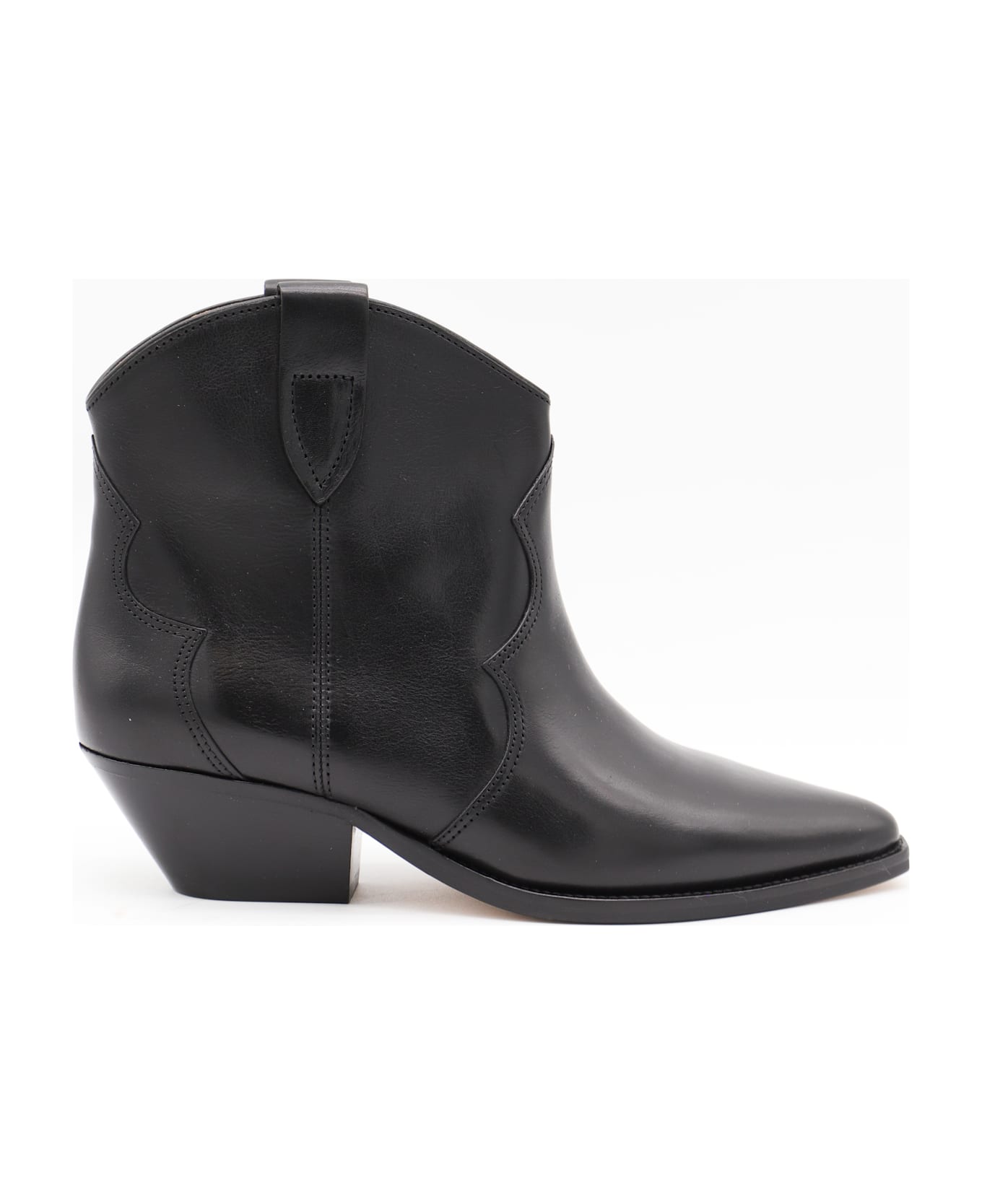 Marant Étoile Black Leather Boots - Black