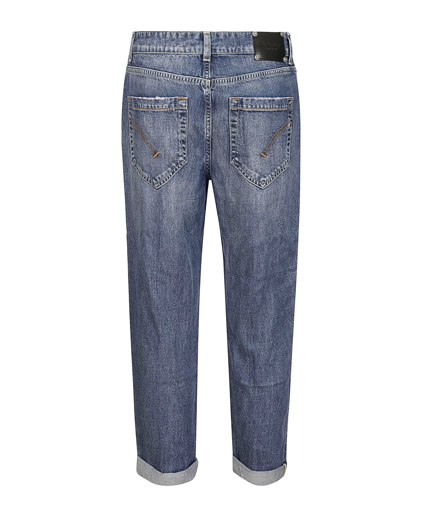 Dondup Buttoned Cropped Jeans - Denim