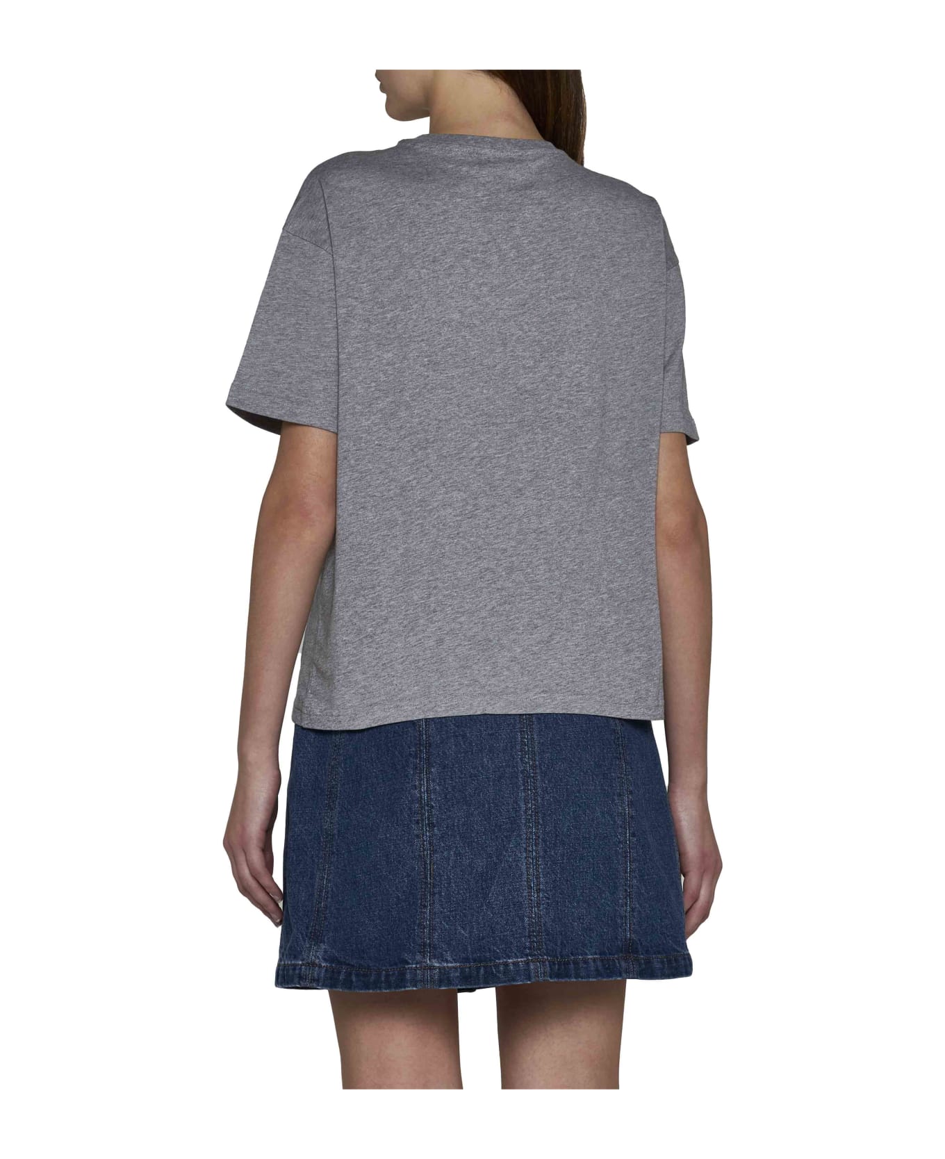 A.P.C. Ana T-shirt - Heathered light grey