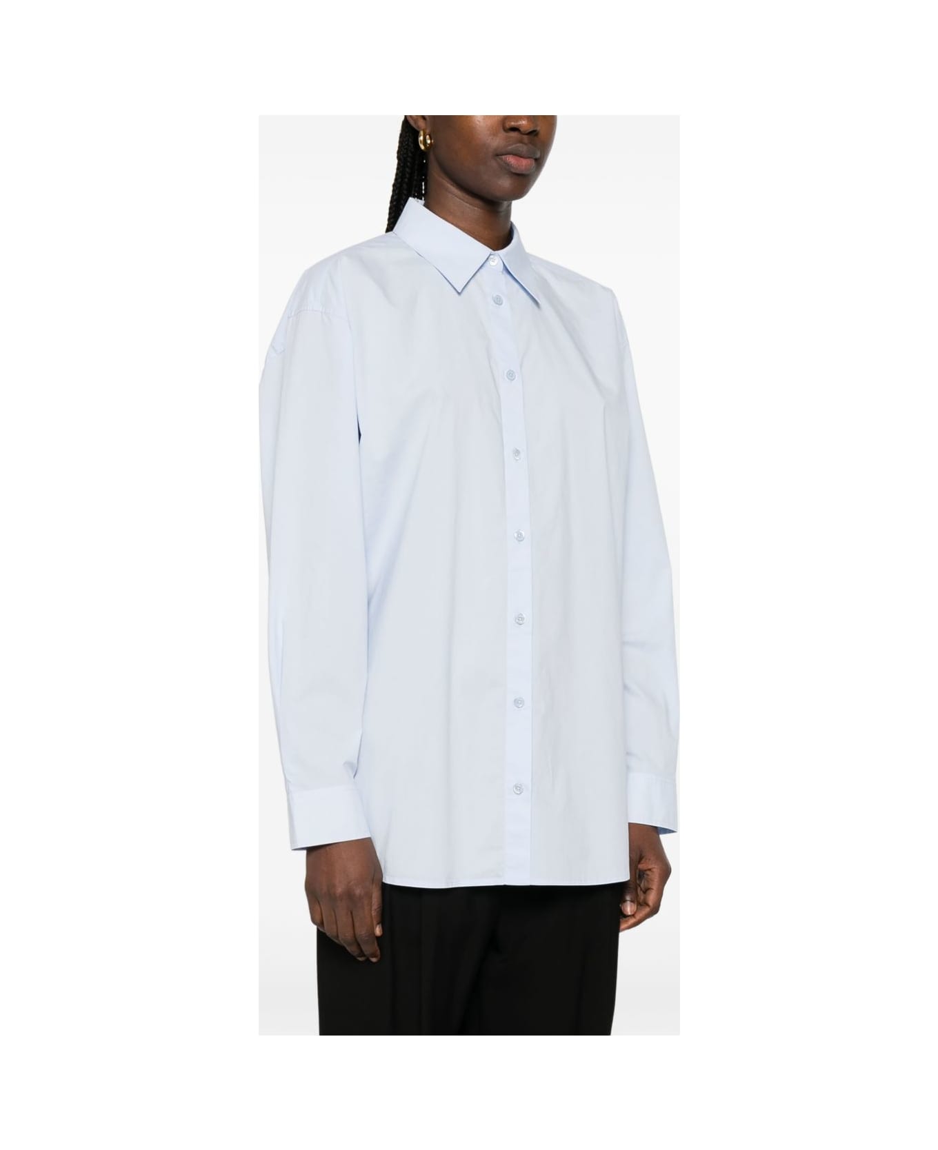 Totême Organic Cotton Shirt - Clear Blue