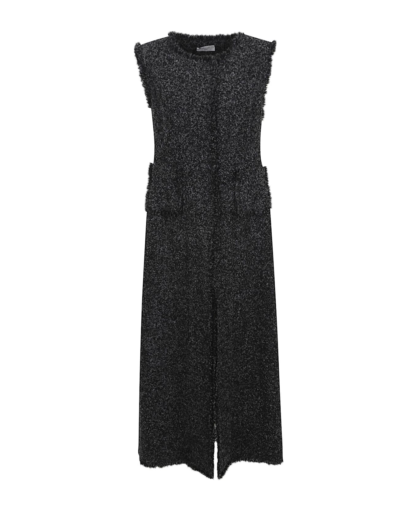 Charlott Gilet Lana - Grigio