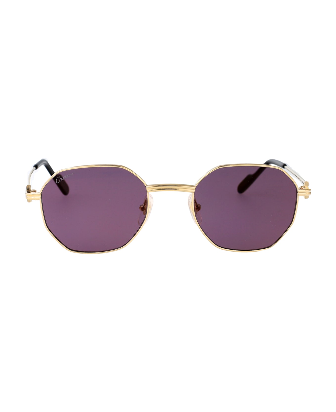 Cartier Eyewear Ct0500s Sunglasses - GOLD GOLD VIOLET