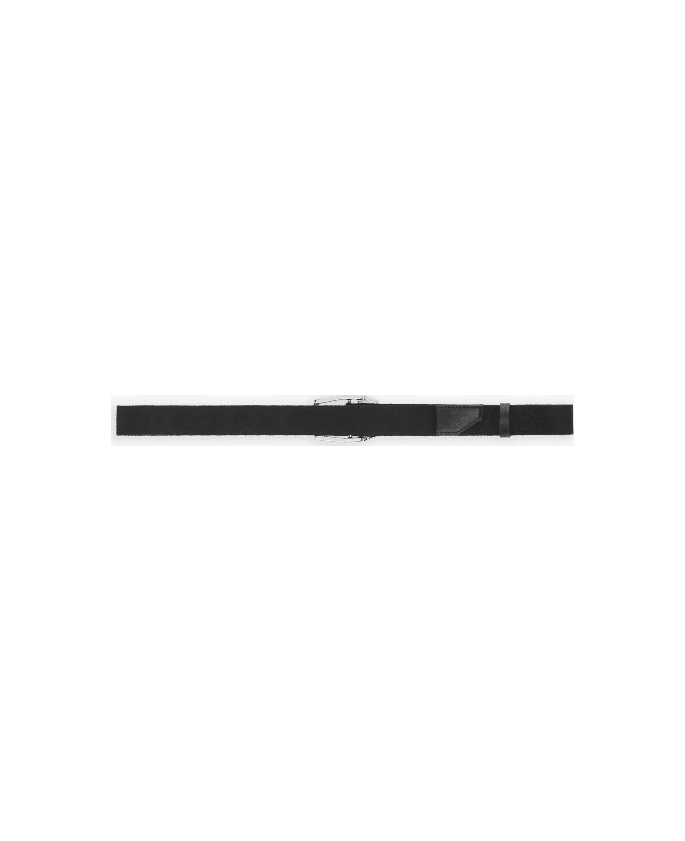 1017 ALYX 9SM Tribar Belt Black webbing belt with metal buckle - Triber belt - Nero